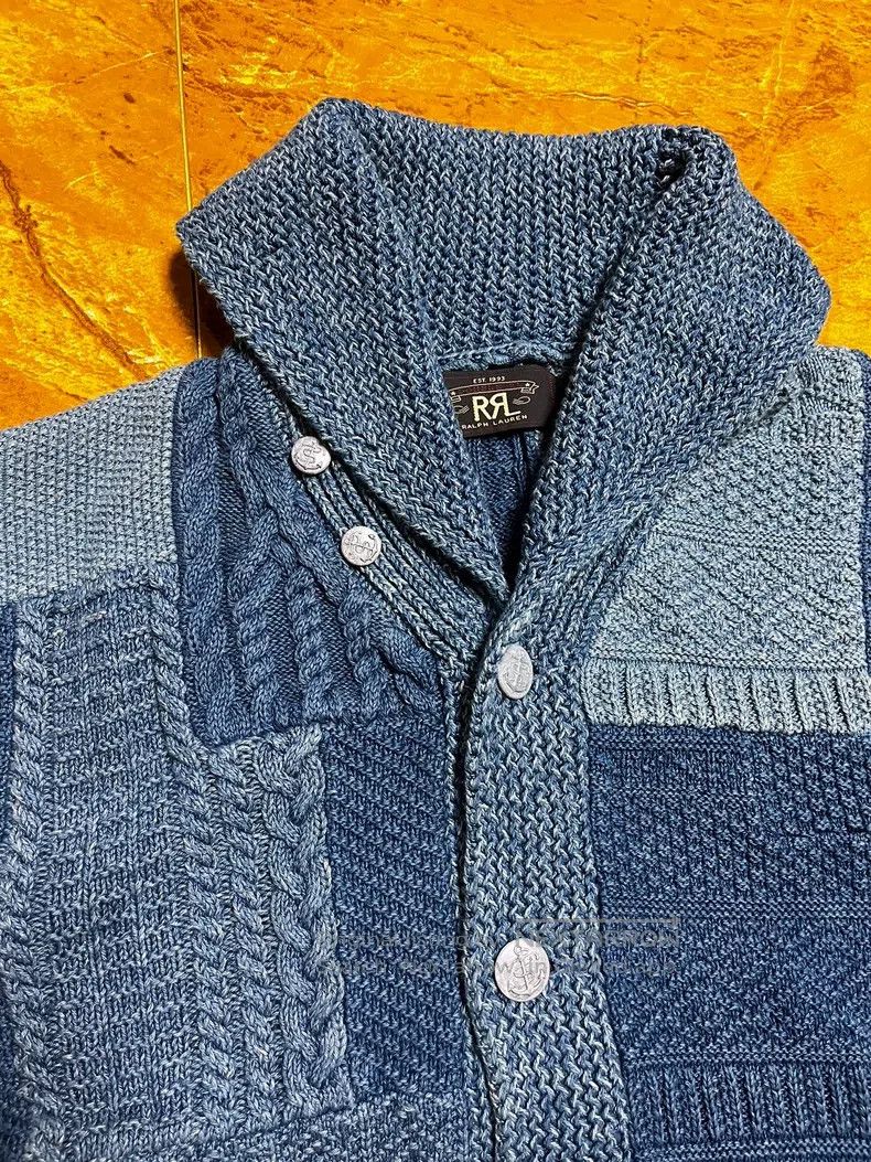 RRL Ralph Lauren RRL Ralph Lauren Baijiabu $1600 sweater Indigo tie dye siz Size US M / EU 48-50 / 2 - 8 Thumbnail