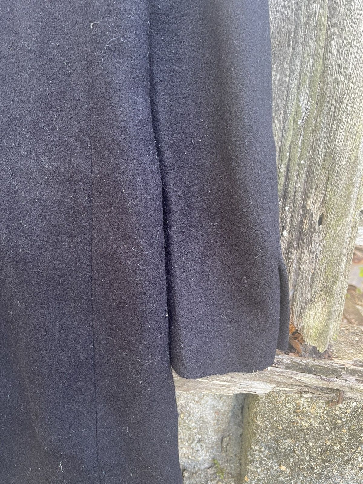 Designer Ines de la Fressange x Uniqlo Wool Coat Parisian Minimalist Size US L / EU 52-54 / 3 - 12 Thumbnail