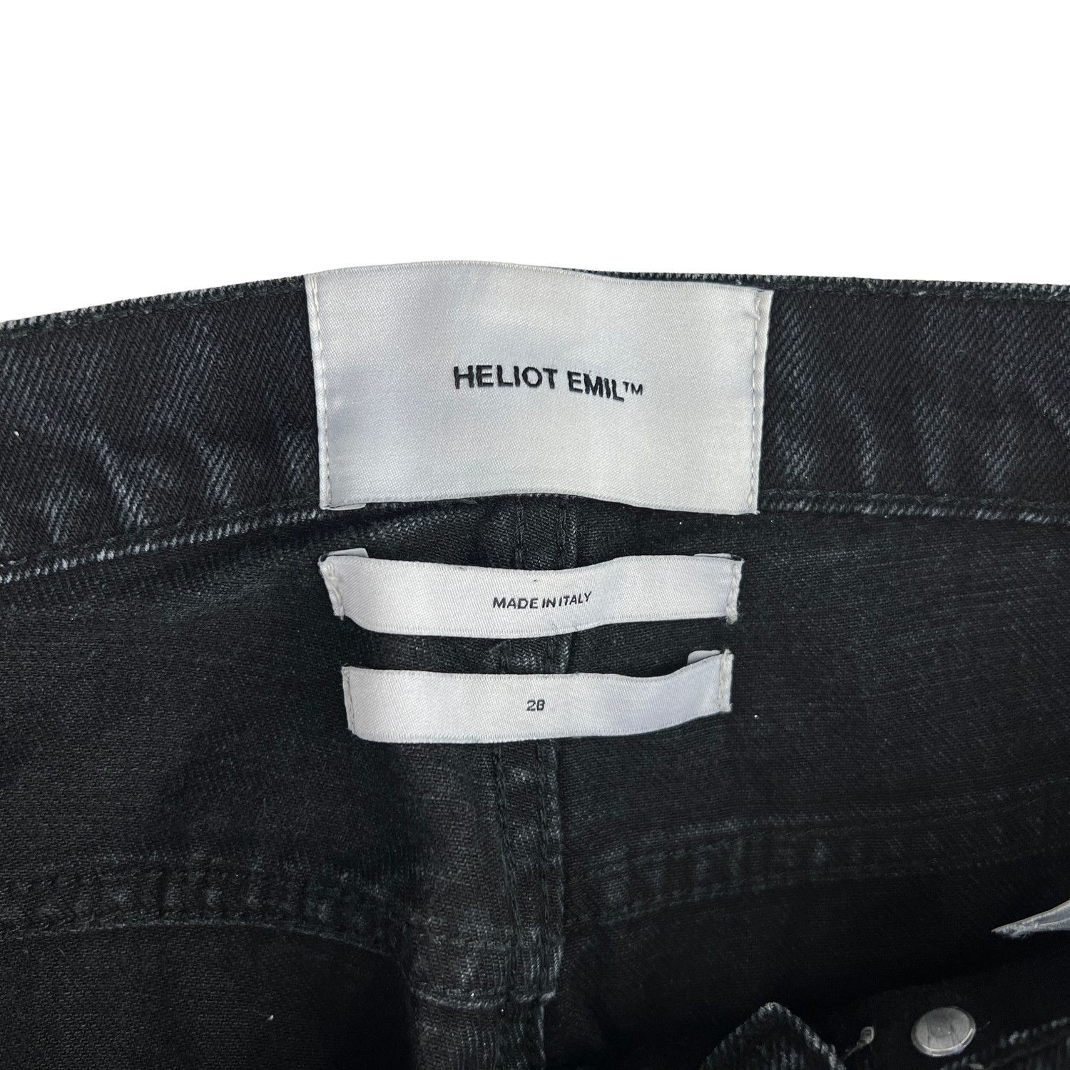 Heliot Emil Heliot Emil Hand-Printed Raw Denim Jeans Size US 28 / EU 44 - 4 Thumbnail