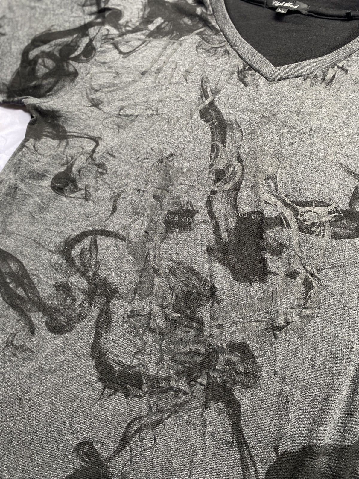 20471120 × Beauty Beast × Hysteric Glamour Clash Ahead Smoke Abstrak grunge tee Size US L / EU 52-54 / 3 - 4 Thumbnail