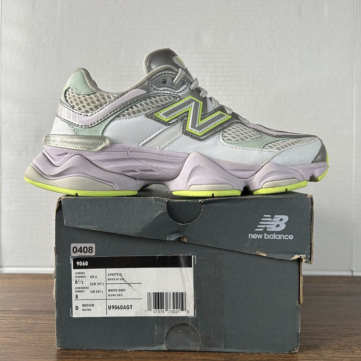 New Balance New Balance 9060 White Taro Sneakers Size M6.5/W8 Size US 8 / IT 38 - 1 Thumbnail