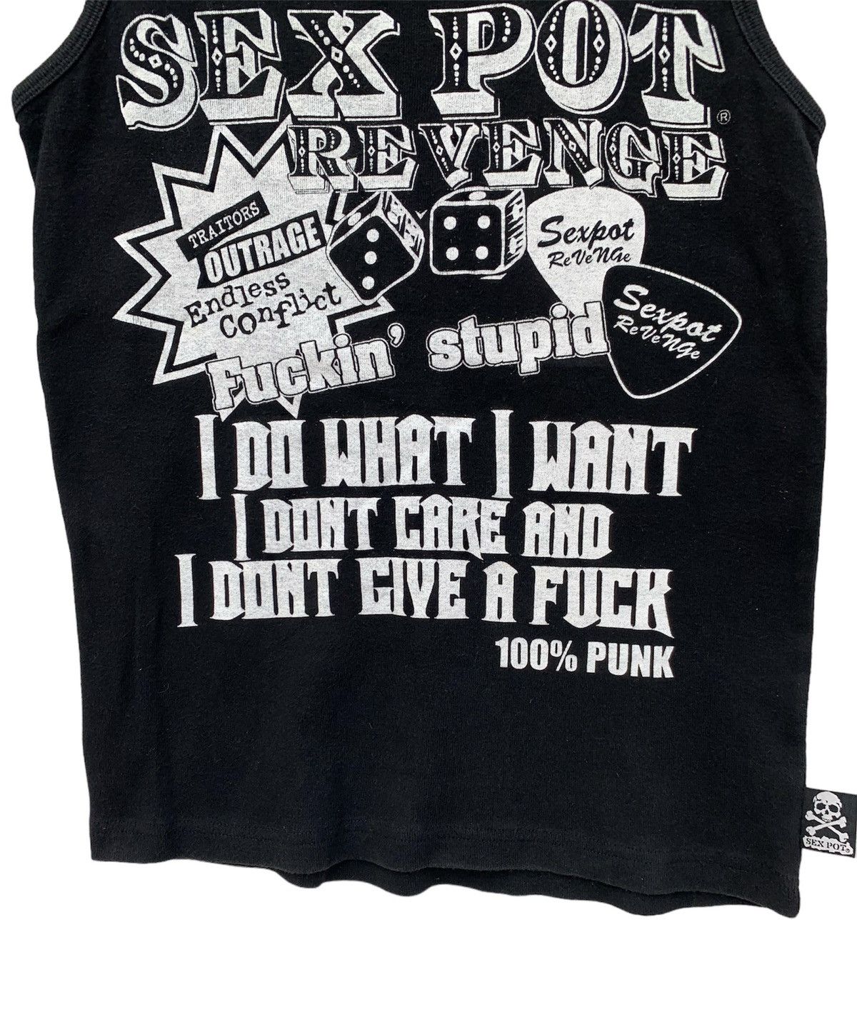 Japanese Brand Sex Pot Revenge Punk Singlet Size XS / US 0-2 / IT 36-38 - 3 Thumbnail