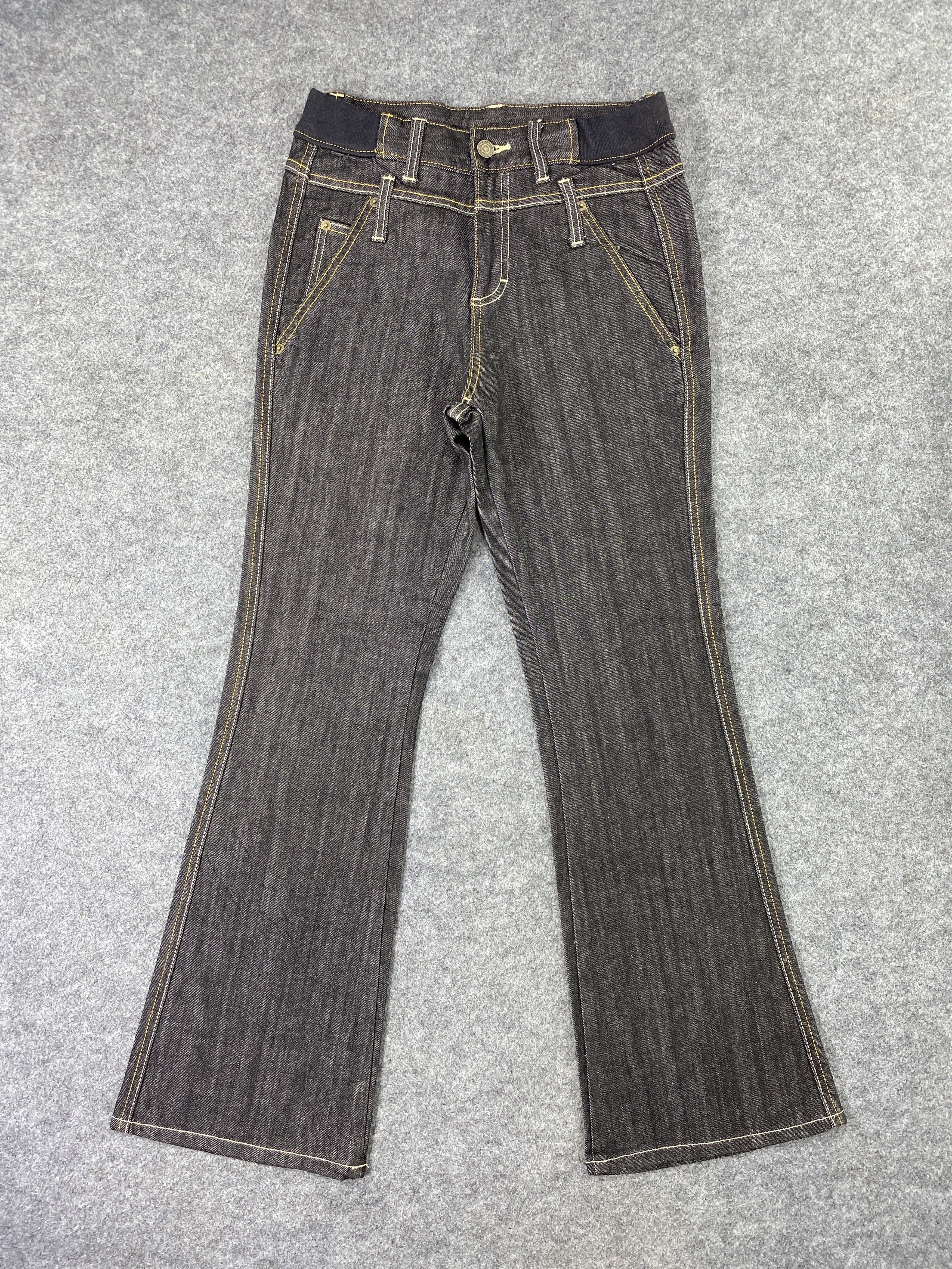 Japanese Brand Japanese Brand Bootcut Black Jeans - J1051 Size 26" / US 2 / IT 38 - 1 Thumbnail