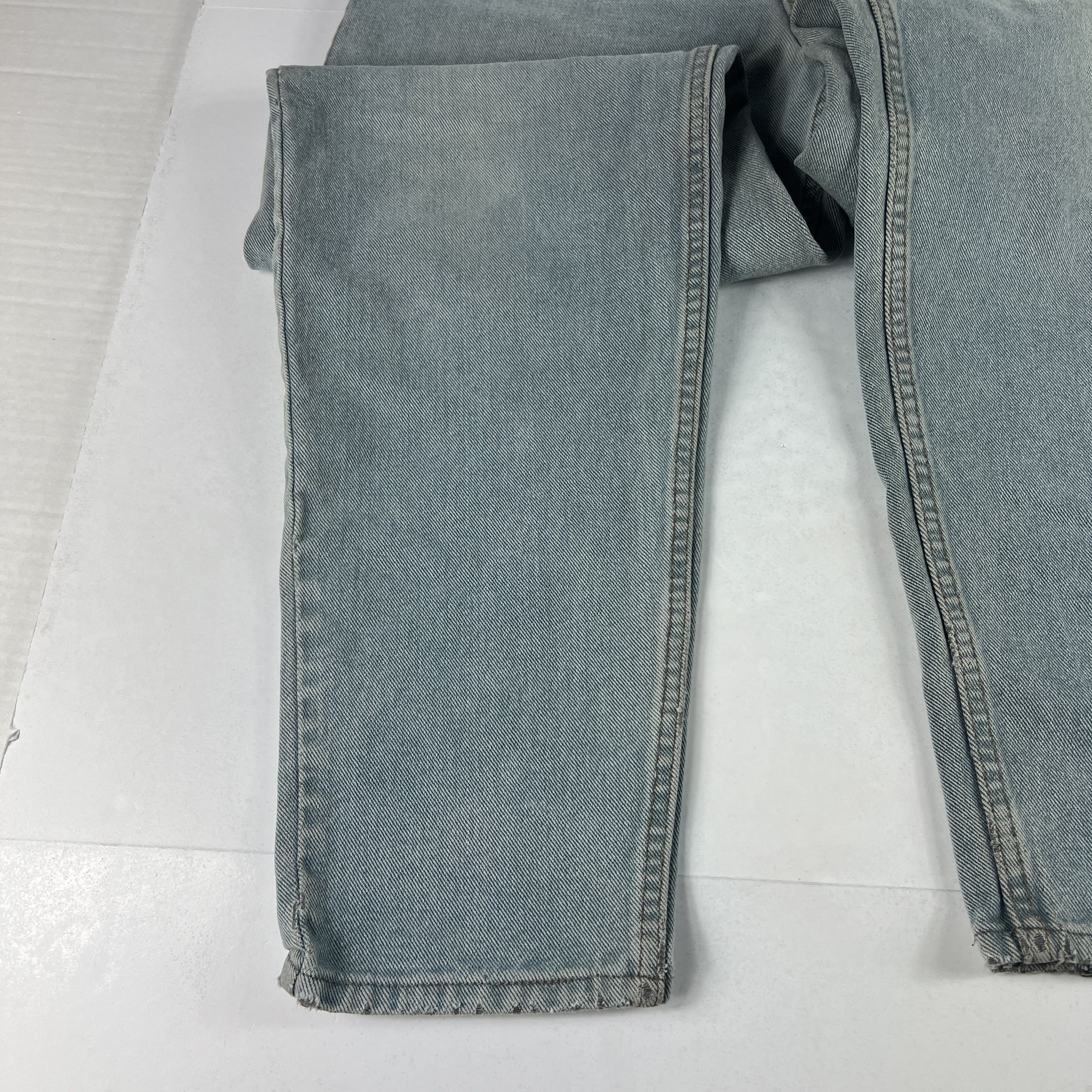 Levi's × Vintage VTG Levi's Jeans 560 Loose Fit Tapered Green Faded Denim Size US 33 - 8 Thumbnail