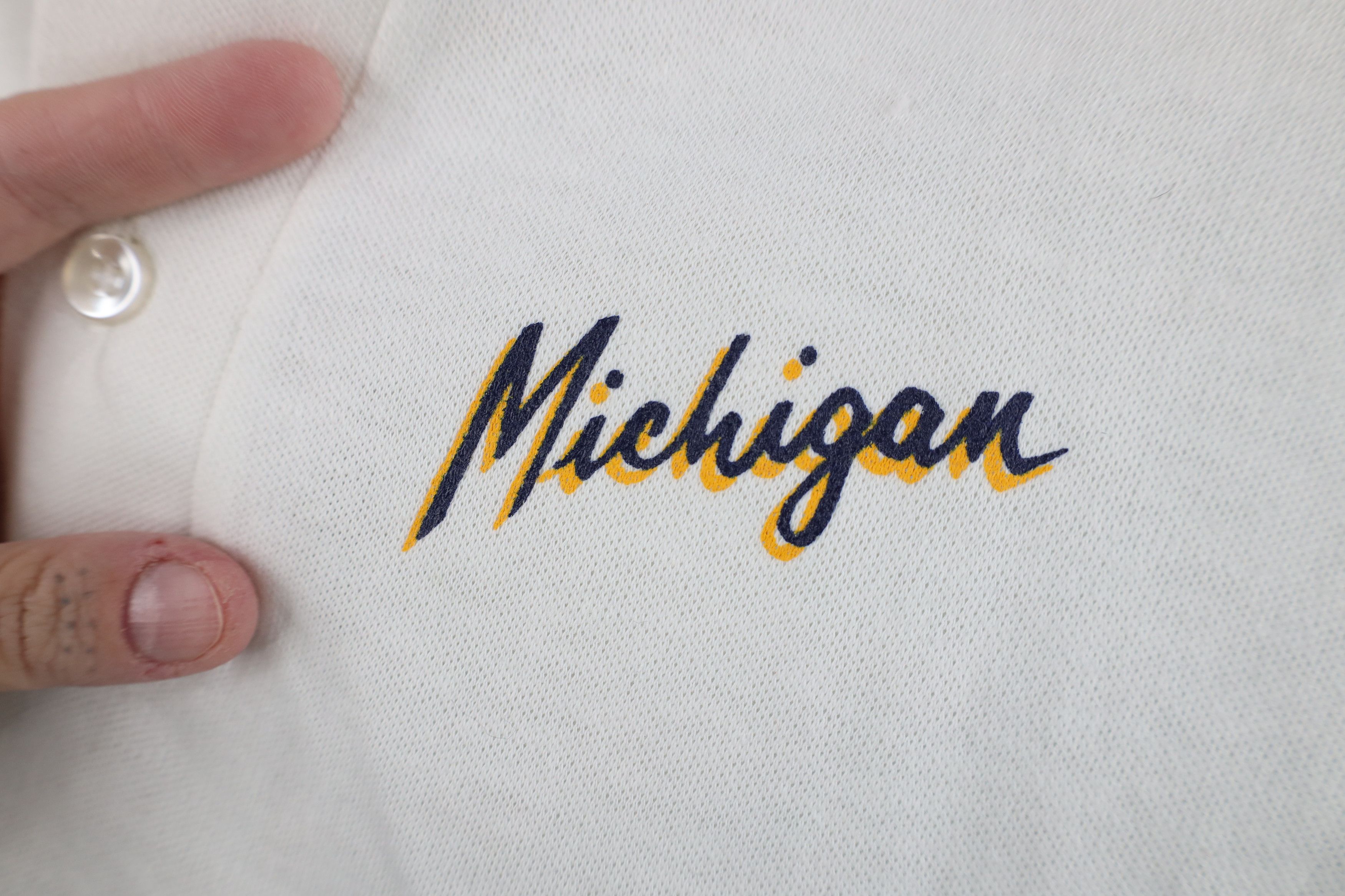 Vintage Vintage 70s University of Michigan 3/4 Sleeve Raglan T-Shirt Size M / US 6-8 / IT 42-44 - 4 Thumbnail