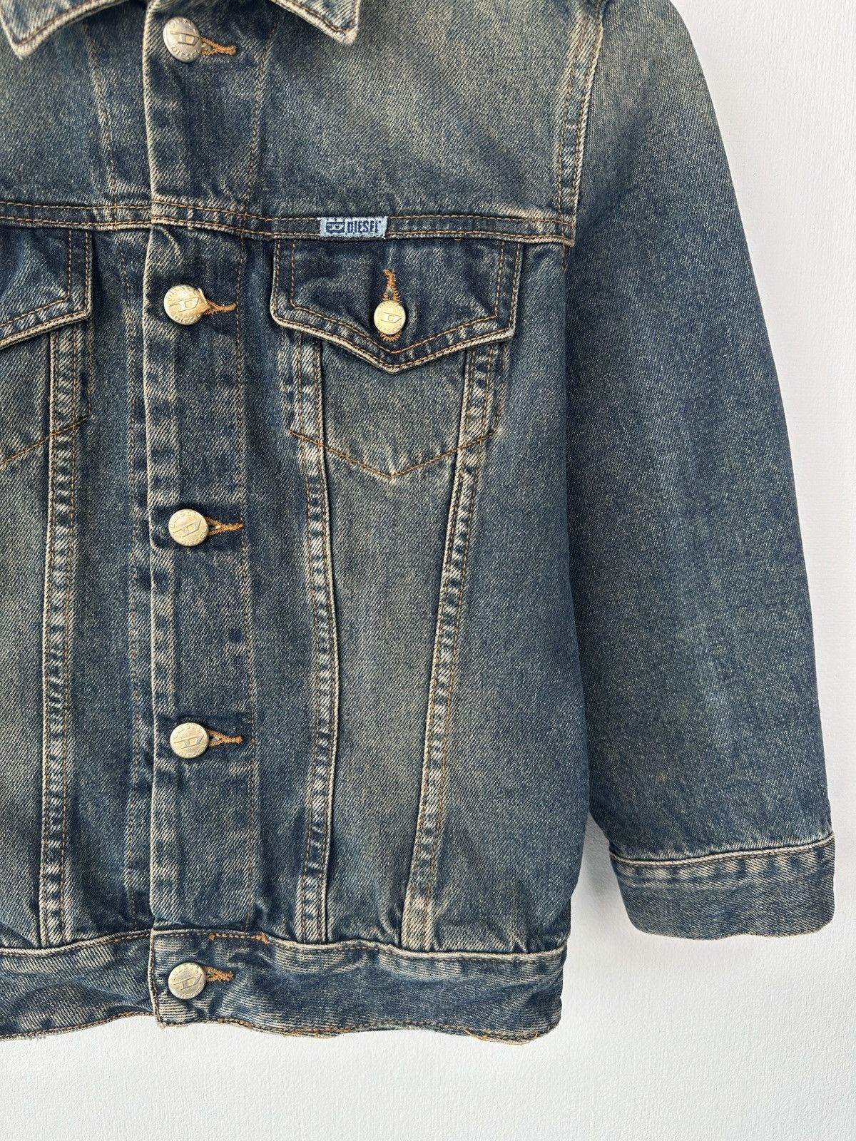 Diesel Vintage Y2K DIESEL Denim Jacket Women’s size M Size M / US 6-8 / IT 42-44 - 6 Thumbnail