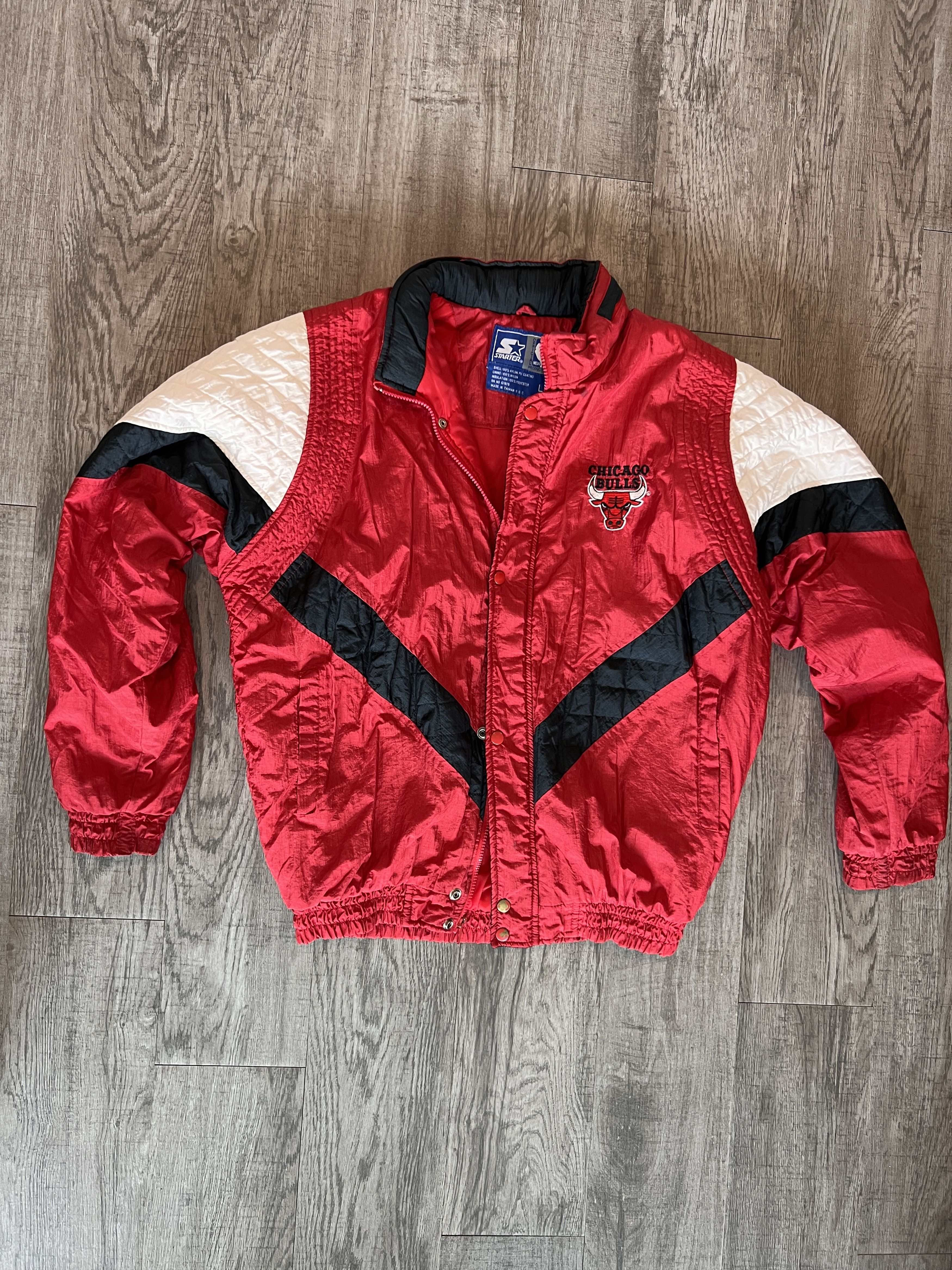 Starter Vintage Chicago Bulls Starter Jacket Size US L / EU 52-54 / 3 - 1 Thumbnail