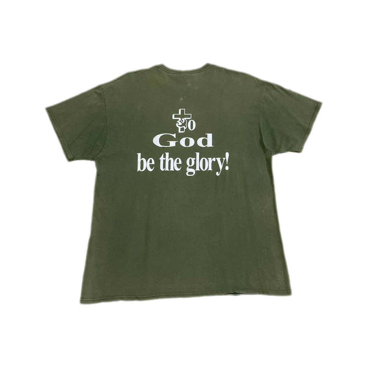 🔥Y2K Vintage Jesus Shirt To God Be the Glory