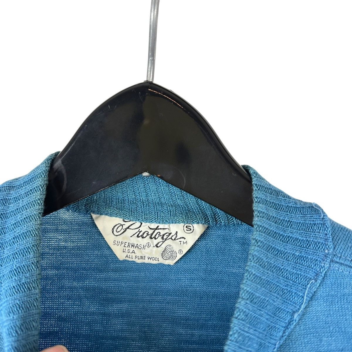 Vintage Vintage 60s Protags Blue Quarter Zip Sweatshirt Size US XS / EU 42 / 0 - 8 Thumbnail