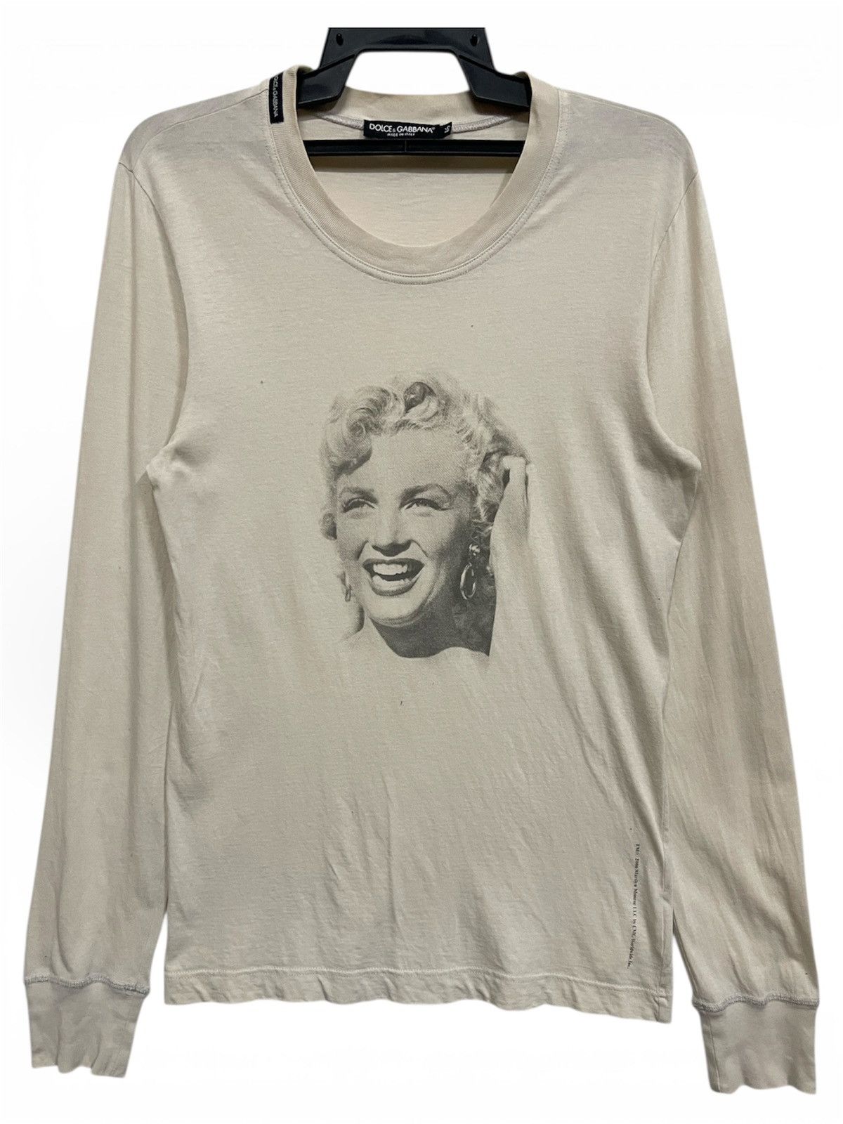 Dolce & Gabbana Grail‼️2006 DOLCE & GABBANA Marilyn Monroe long sleeve tshirt Size L / US 10 / IT 46 - 1 Thumbnail