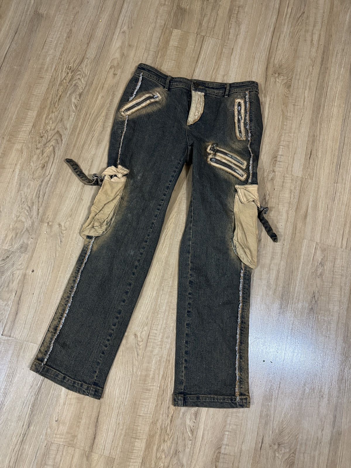 If Six Was Nine × Japanese Brand × Seditionaries JAPANESE BRAND BONDAGE JEANS Size US 34 / EU 50 - 1 Thumbnail