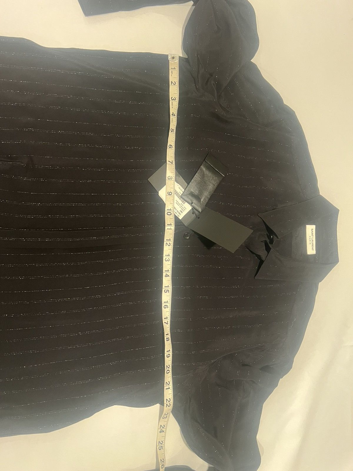 Saint Laurent Paris Saint Laurent men’s silk shirt. 40/M.$1690 Size US M / EU 48-50 / 2 - 5 Thumbnail