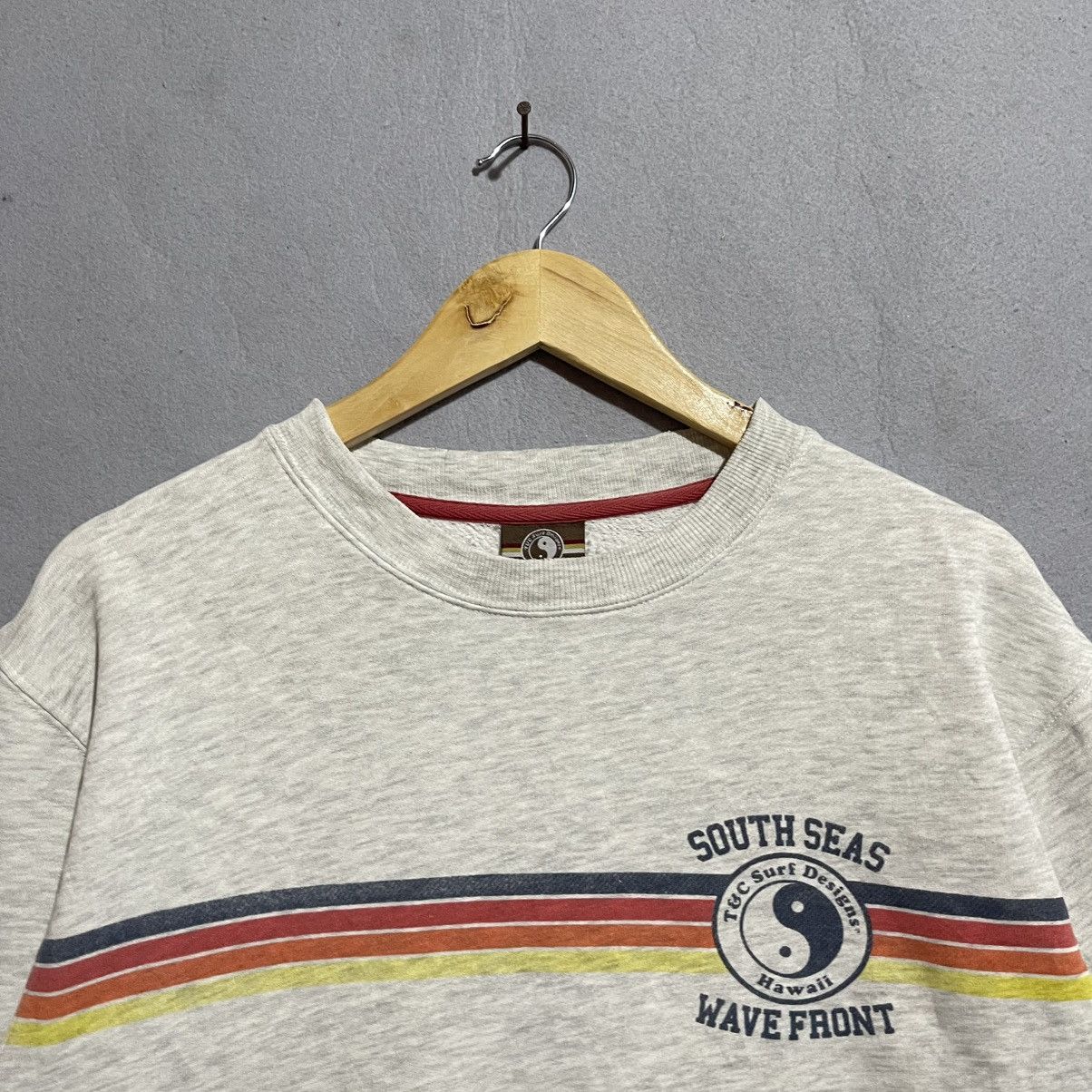 Vintage Vintage Y2K T&C Surf “South Seas Wave Front” Sweatshirt Size US M / EU 48-50 / 2 - 4 Thumbnail