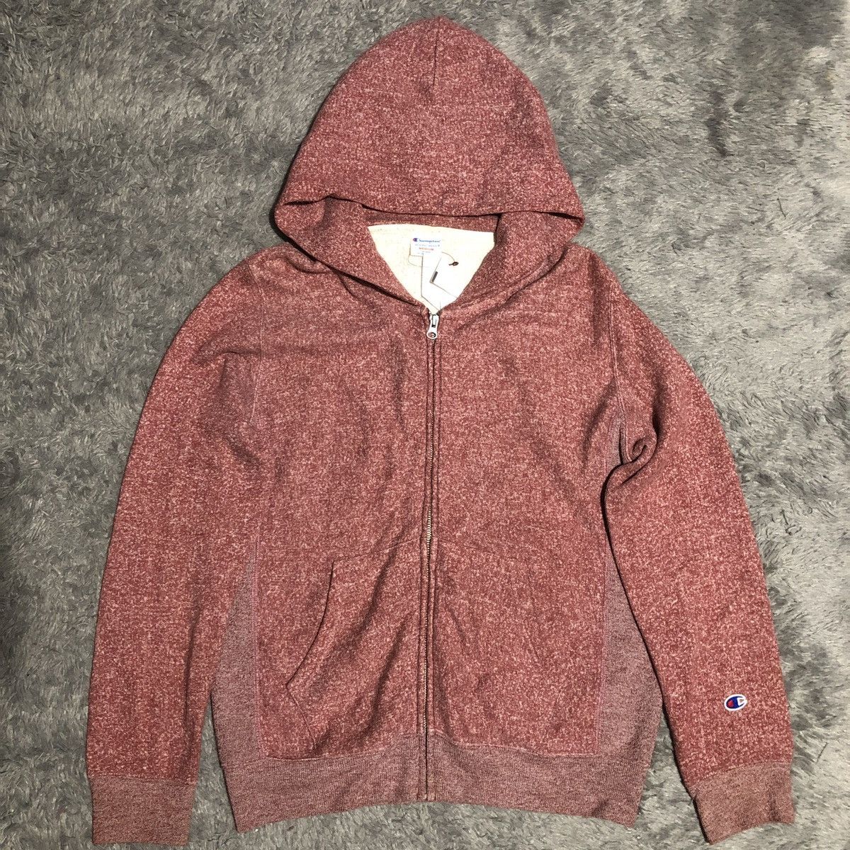 Champion × Vintage Y2k vintage CHAMPION REVERSE WEAVE ZIP HOODIE Size US M / EU 48-50 / 2 - 2 Thumbnail