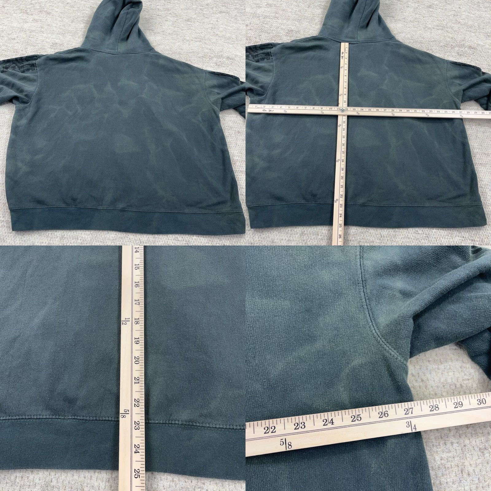 Vintage VINTAGE No Boundaries Hoodie Men 2XL Gray Full Zip Hooded Graphic Print AOP Neck Round Zip Front Fleece Cotton Blend Casual Mens Size US XXL / EU 58 / 5 - 8 Thumbnail