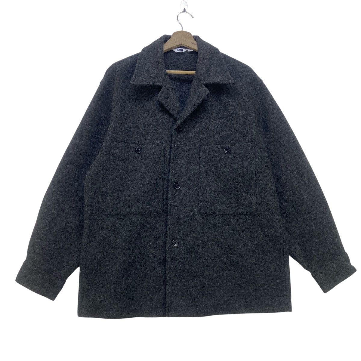 Lemaire × Uniqlo Uniqlo X Lemaire Wool Jacket Coat Size US M / EU 48-50 / 2 - 1 Thumbnail