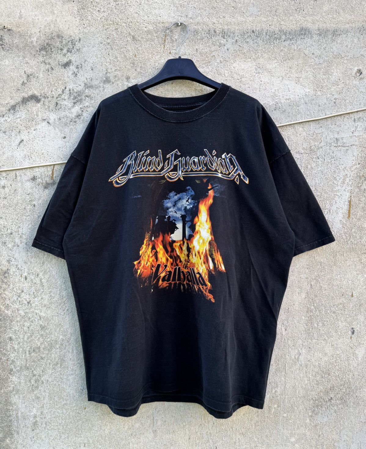 Band Tees Blind Guardian Valhalla Album Metal Band Tee Vintage Washed Size US XXL / EU 58 / 5 - 1 Thumbnail