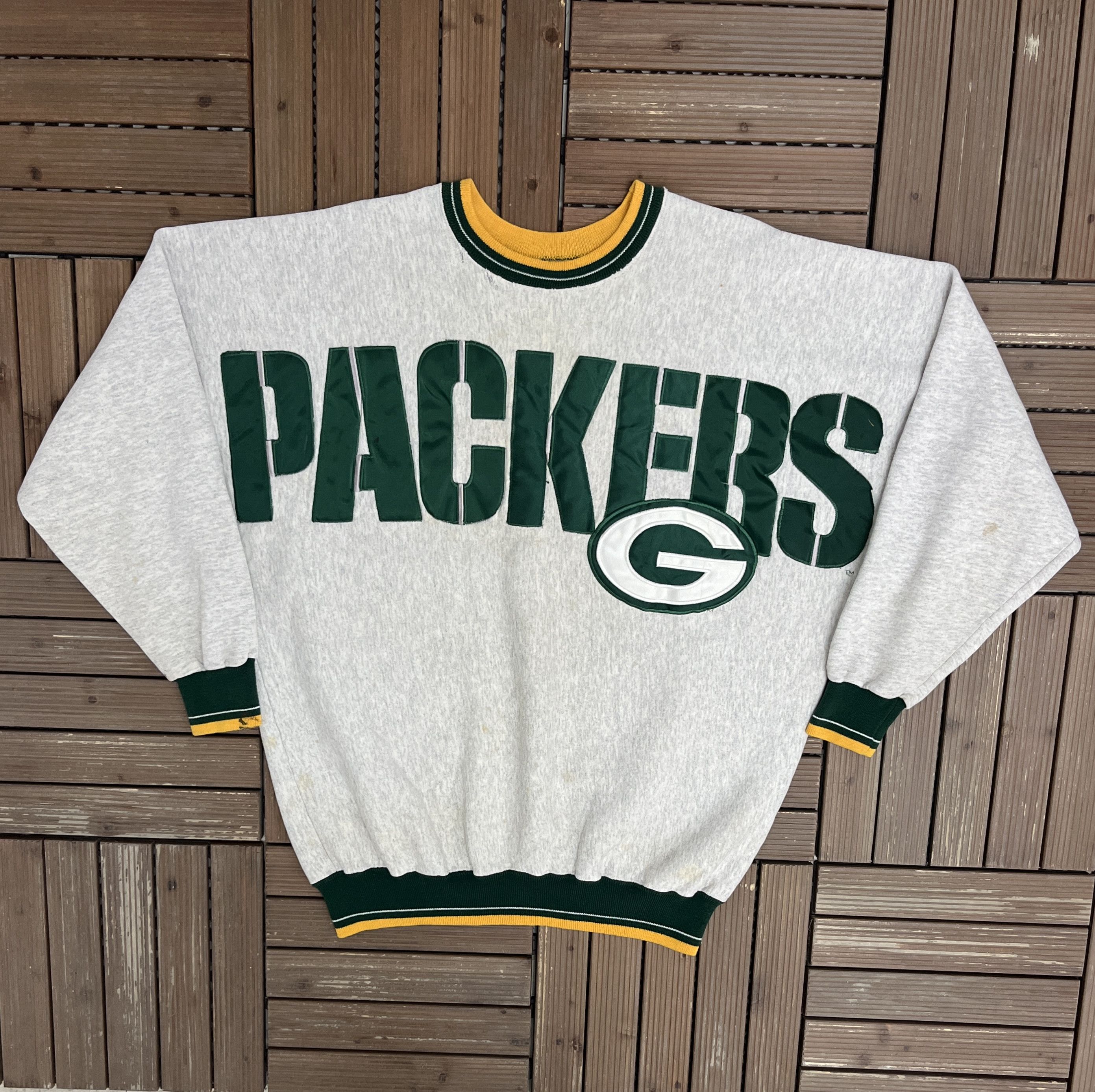 Vintage Green Bay Packers Wingspan Vintage Crewneck Sweater Size US XL / EU 56 / 4 - 1 Thumbnail