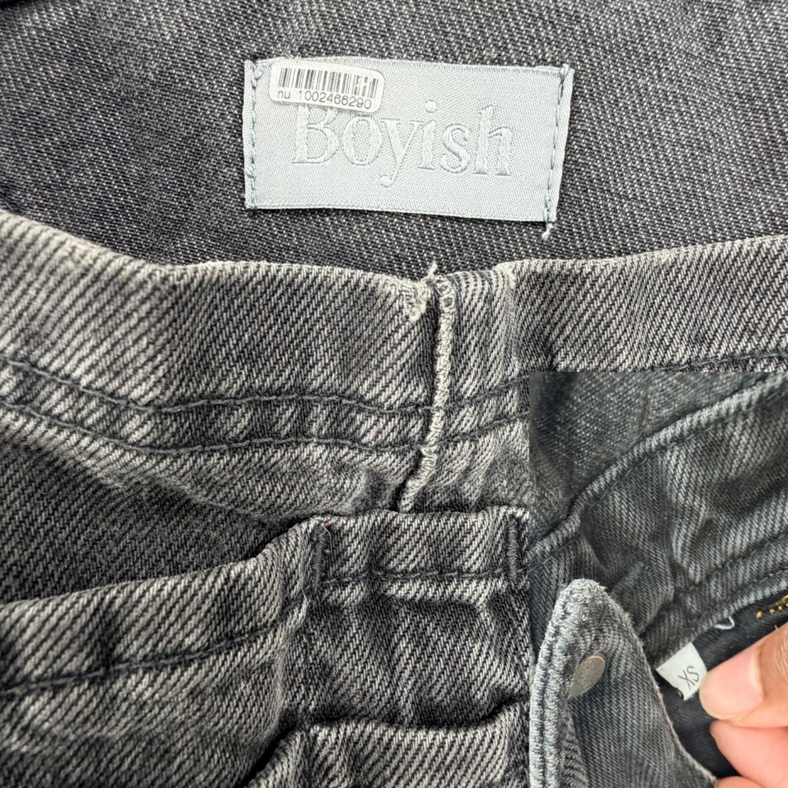 Other Boyish Kenny Denim Overalls Washed Black XS Size 26" / US 2 / IT 38 - 4 Thumbnail