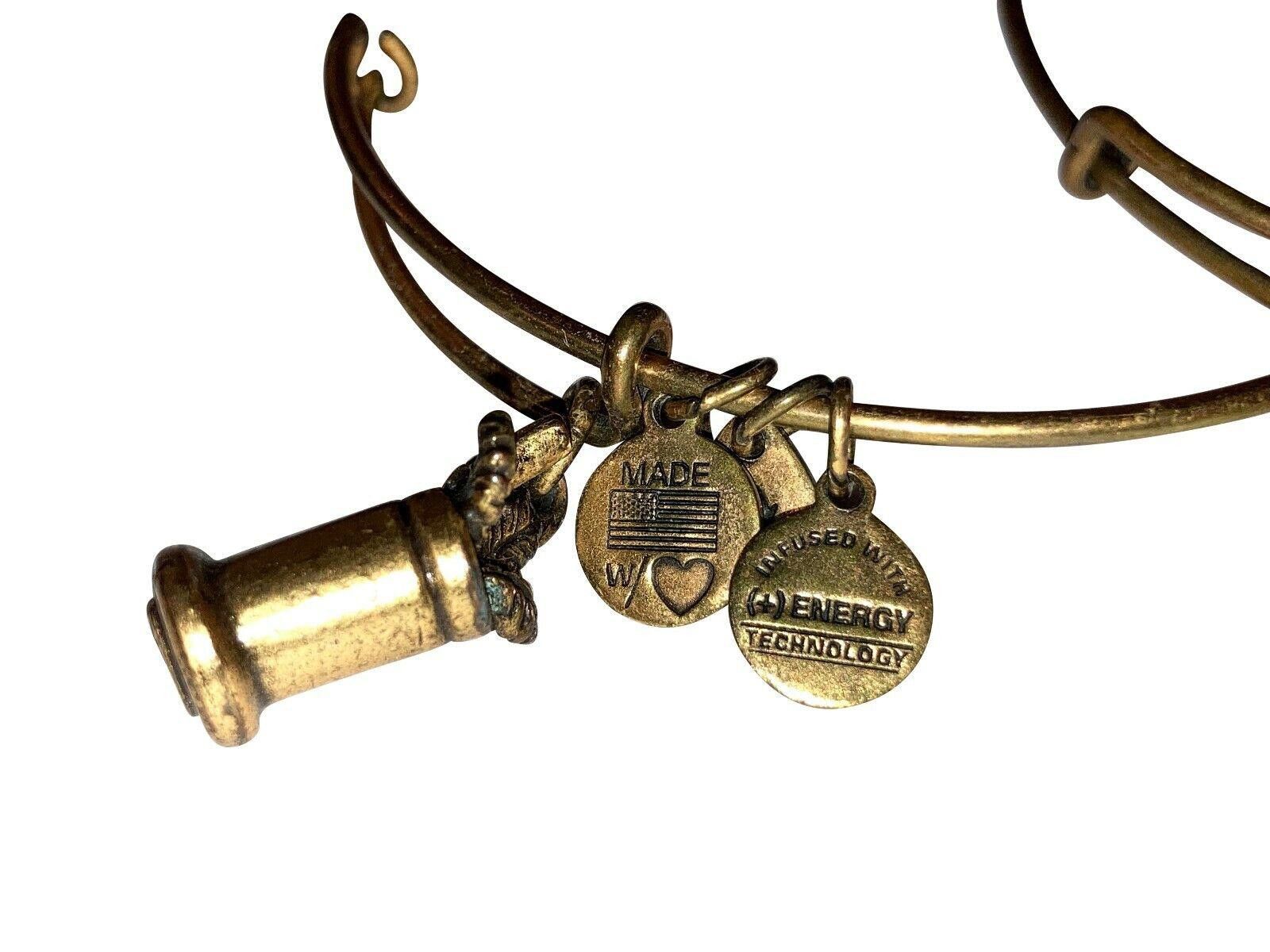 Designer Alex and Ani Goddaughter Flower Compass and Charms Bracelets Size ONE SIZE - 3 Thumbnail