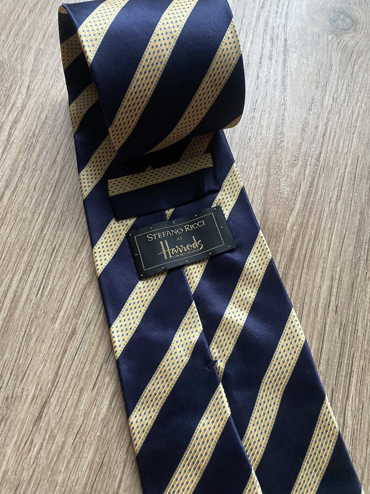 Stefano Ricci Rare Tie Luxury Brand Stefano Ricci 100% silk striped tie Size ONE SIZE - 3 Thumbnail