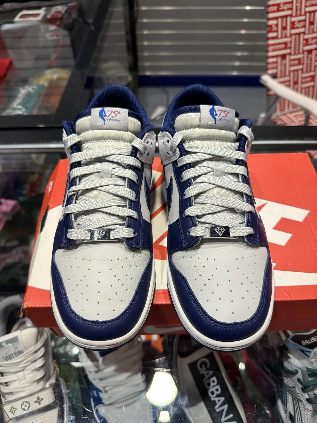 Nike Size 8.5 - Nike Dunk Low EMB x NBA 75th Anniversary Size US 8.5 / EU 41-42 - 5 Thumbnail