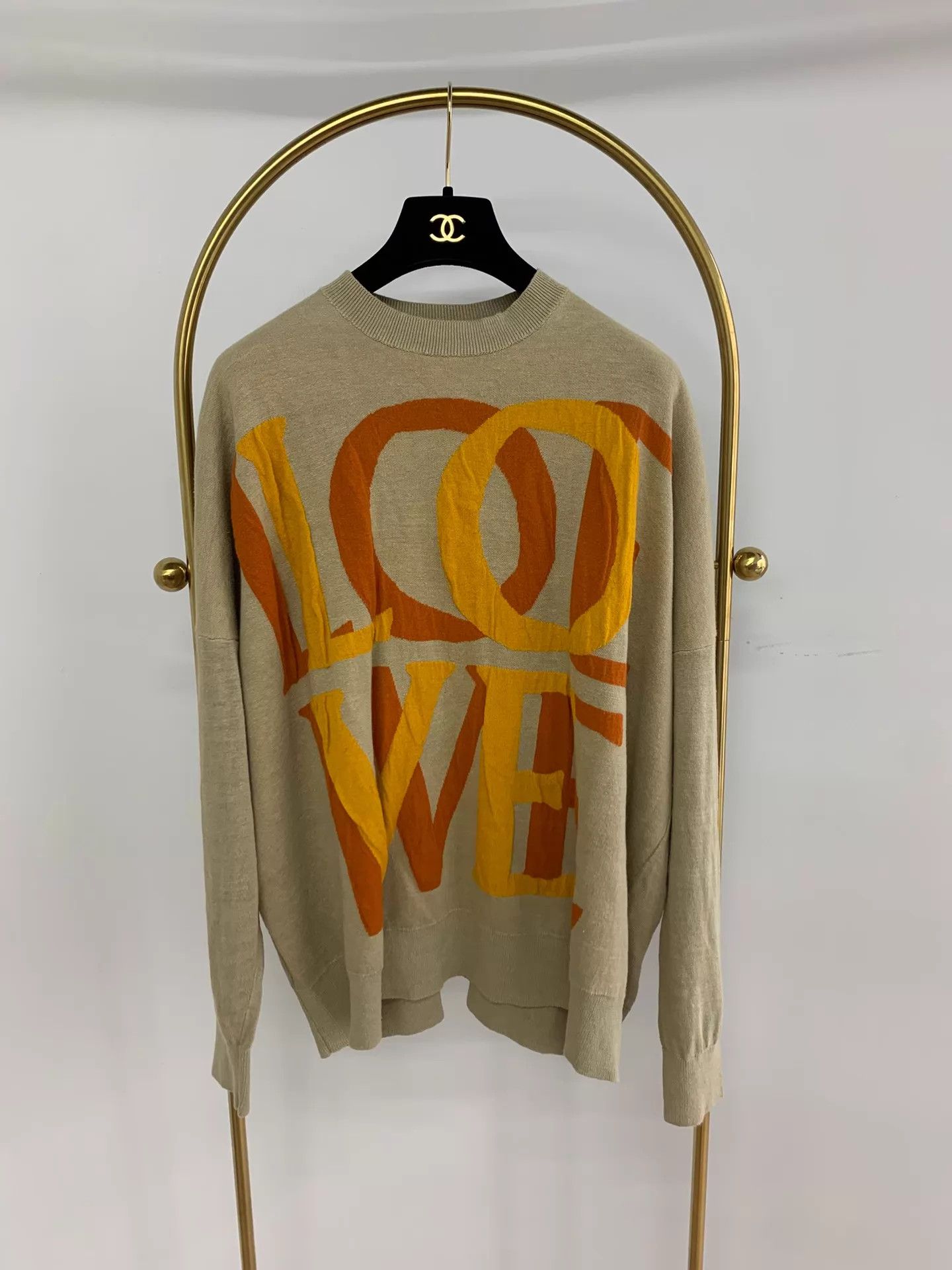 Loewe Loewe color-blocked logo knit top S new Size S / US 4 / IT 40 - 1 Thumbnail
