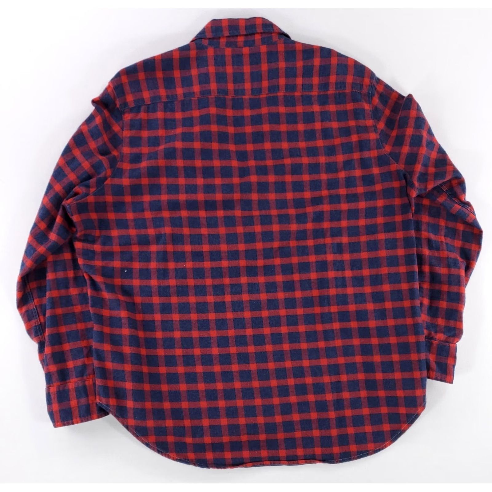 Frank & Eileen VINTAGE Frank & Eileen Button-Up Shirt Women M Red Blue Plaid Boyfriend Made USA Womens M Size M / US 6-8 / IT 42-44 - 4 Thumbnail
