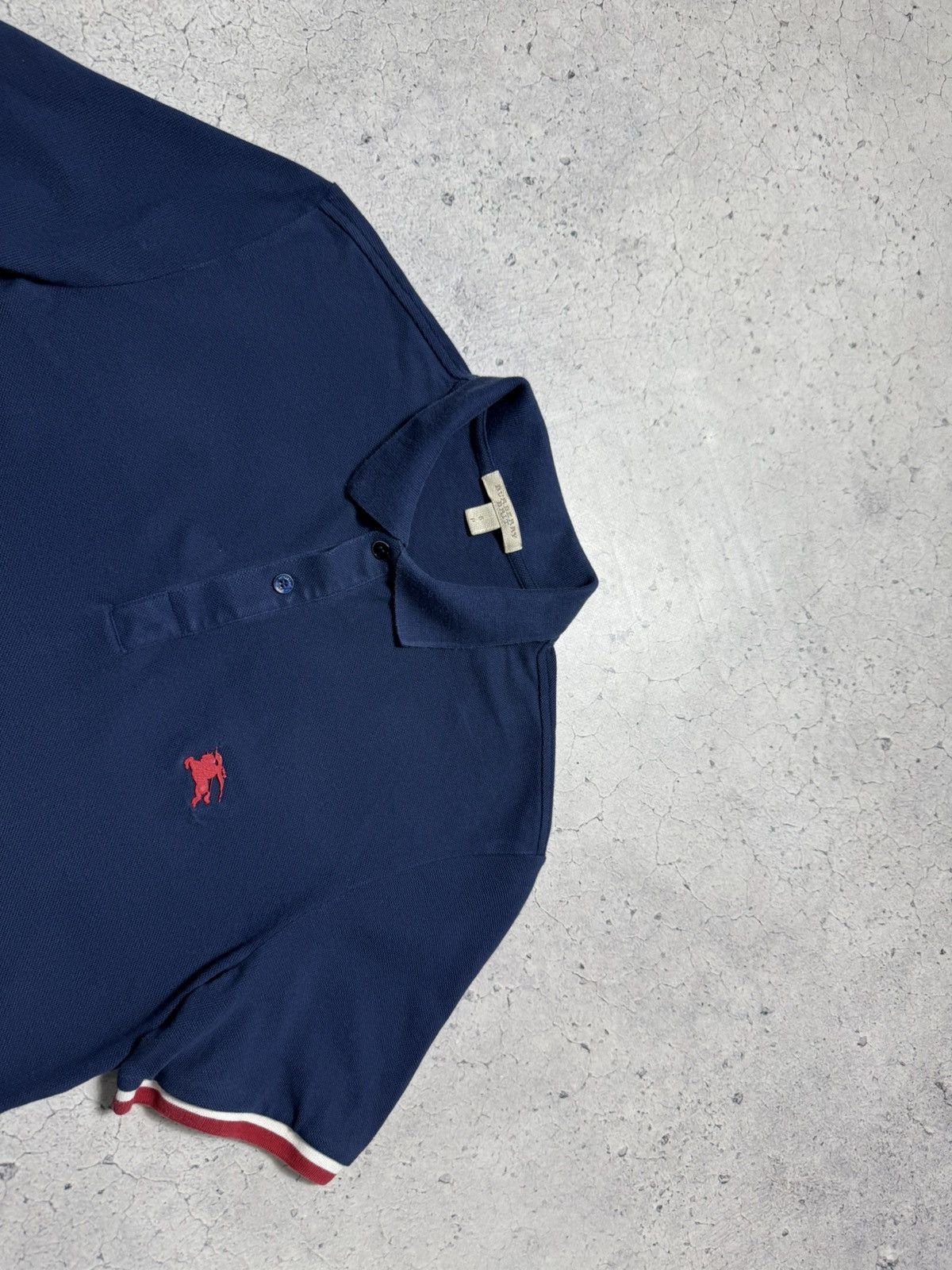 Burberry Burberry Brit Luxury Polo Shirt Size S Blue Casual Size US S / EU 44-46 / 1 - 4 Thumbnail