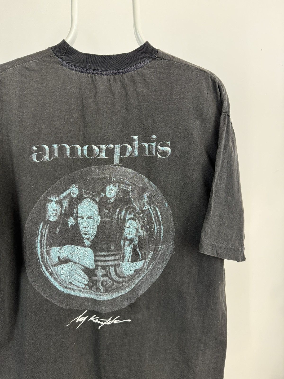 Band Tees Vintage Rare Amorphis My Kantele Big Logo Band Tee Size US L / EU 52-54 / 3 - 7 Thumbnail