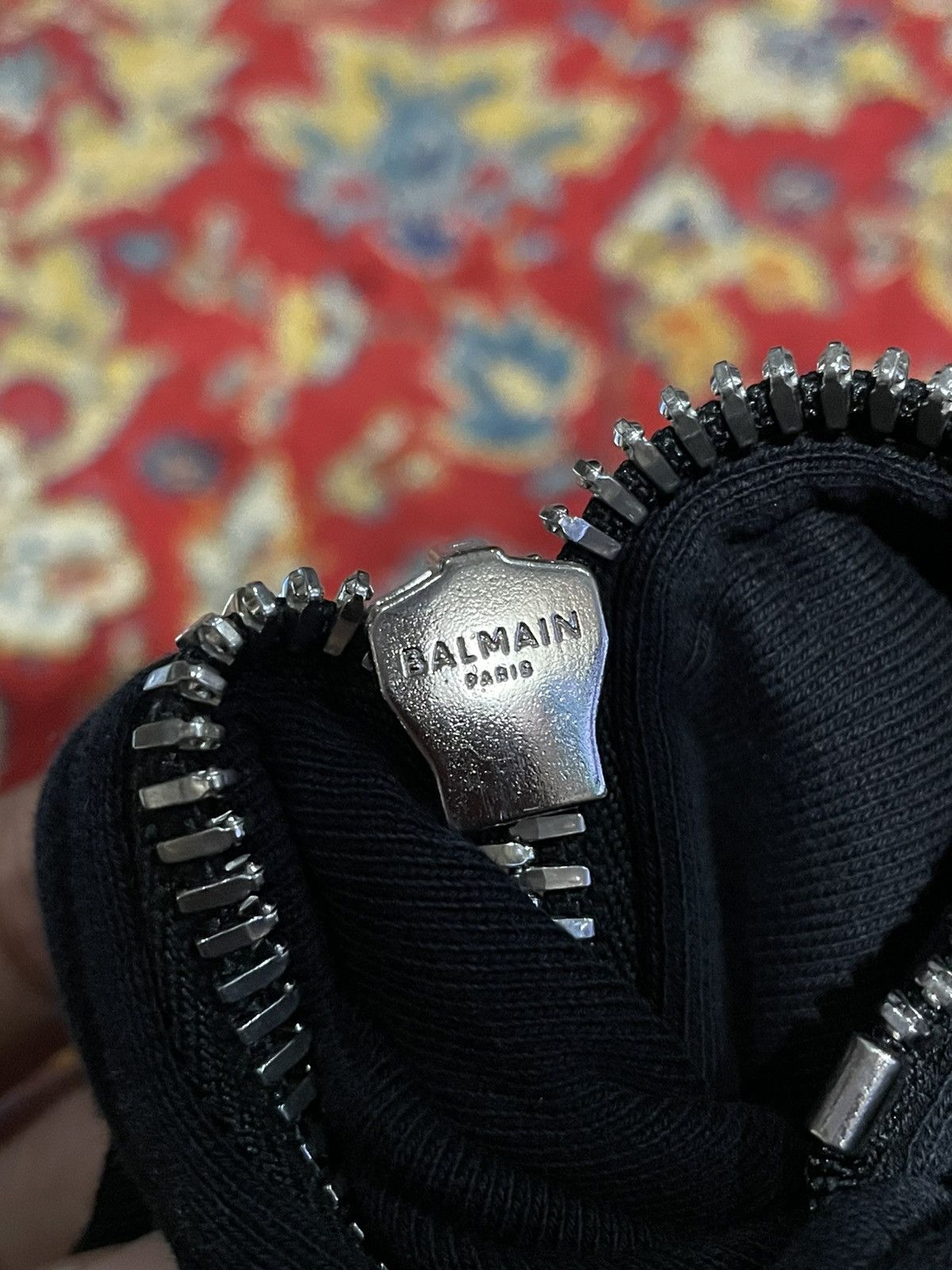 Balmain Balmain Biker Embossed Sweatpants Black Size US 30 / EU 46 - 24 Thumbnail