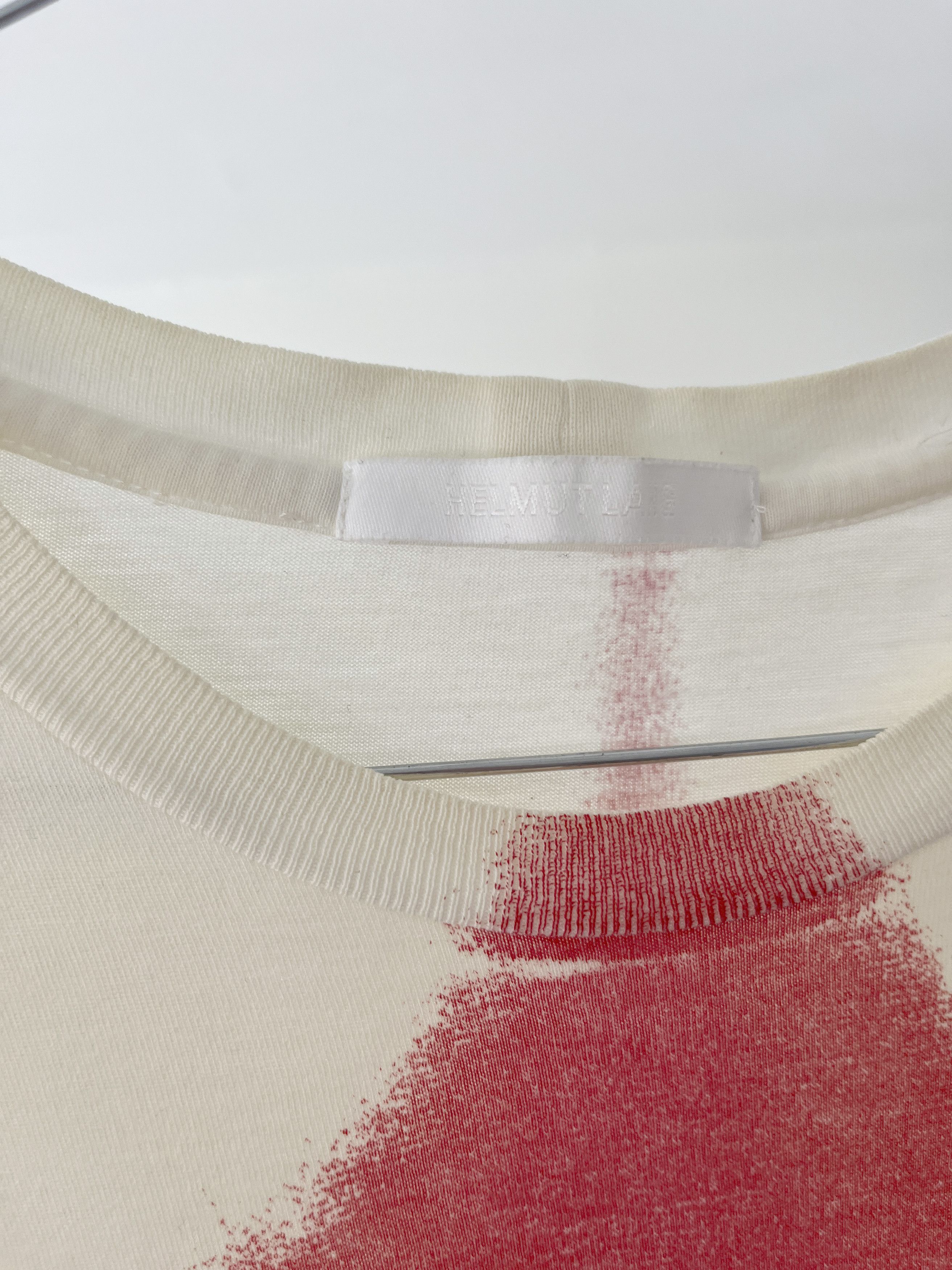 Helmut Lang ARCHIVE - Helmut Lang 2004 backstage stencil tee Size US S / EU 44-46 / 1 - 4 Thumbnail