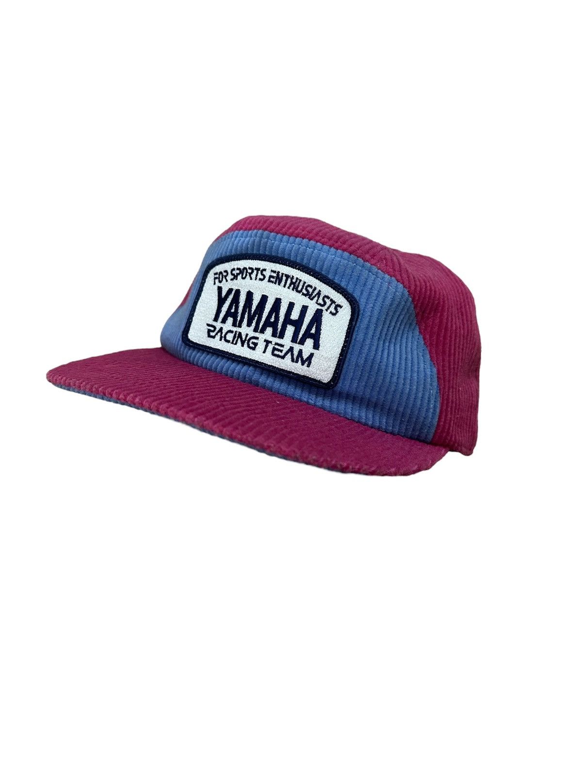 Vintage × Yamaha Rare Beautiful Vintage Yamaha Racing Team Corduroy Cap Size ONE SIZE - 1 Thumbnail