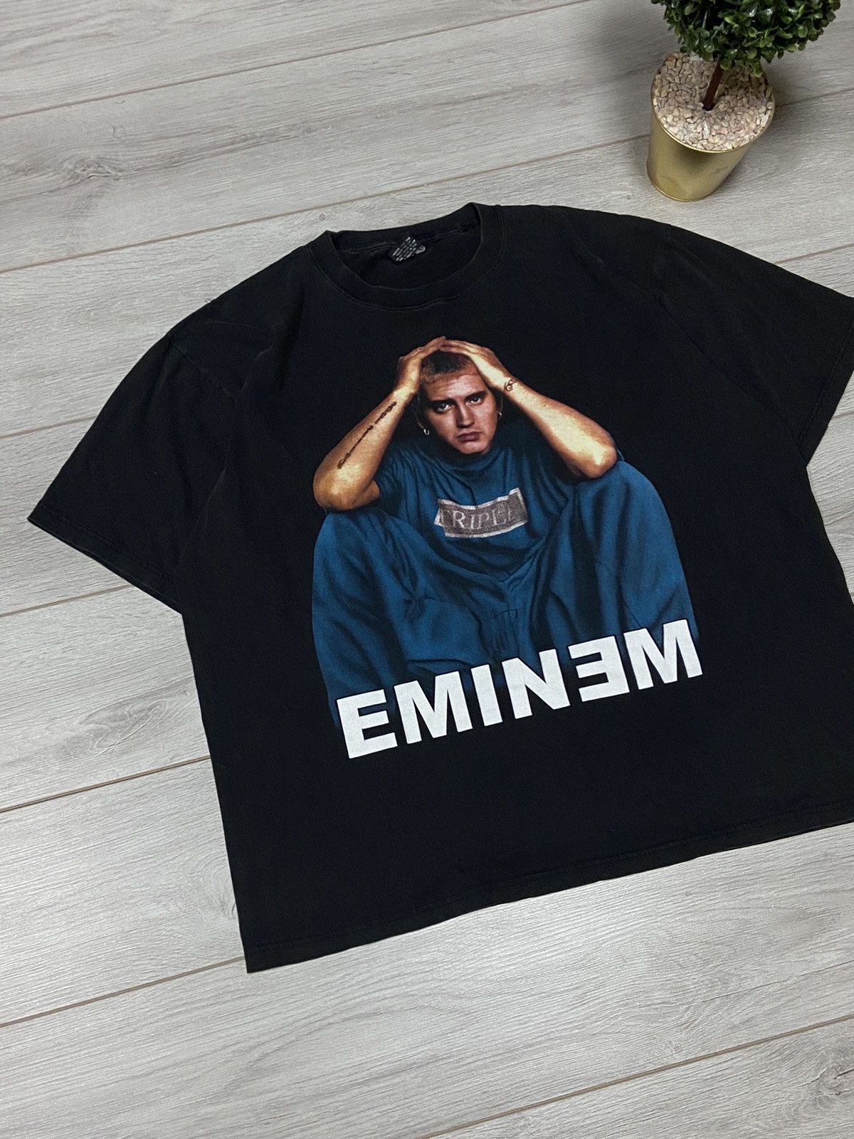 Rap Tees Eminem vintage big logo E t-shirt Size US XXL / EU 58 / 5 - 6 Thumbnail