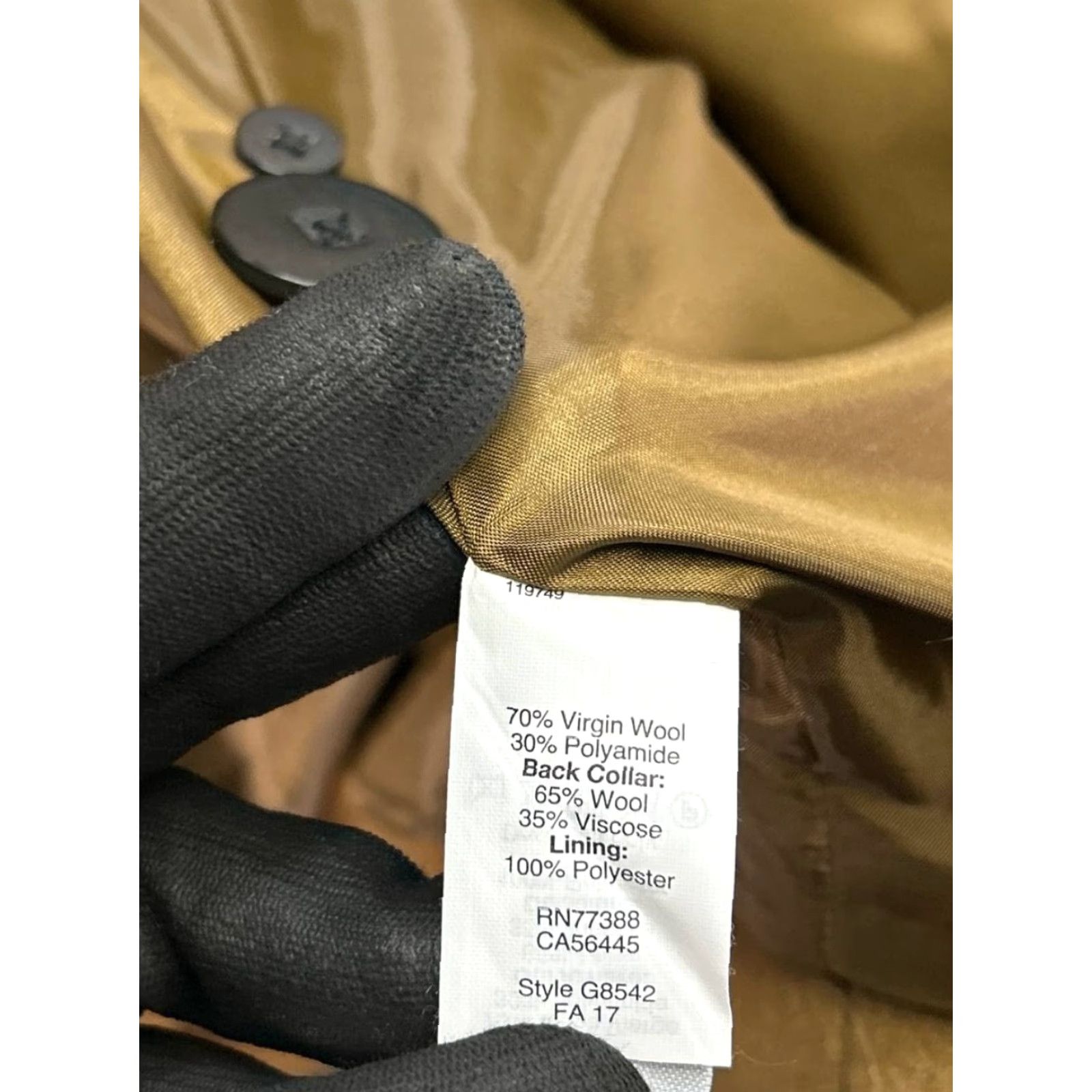 Madewell Madewell Overcoat Womens 12 Brown Wool Twill Jacket Coat Long Size XL / US 12-14 / IT 48-50 - 4 Thumbnail