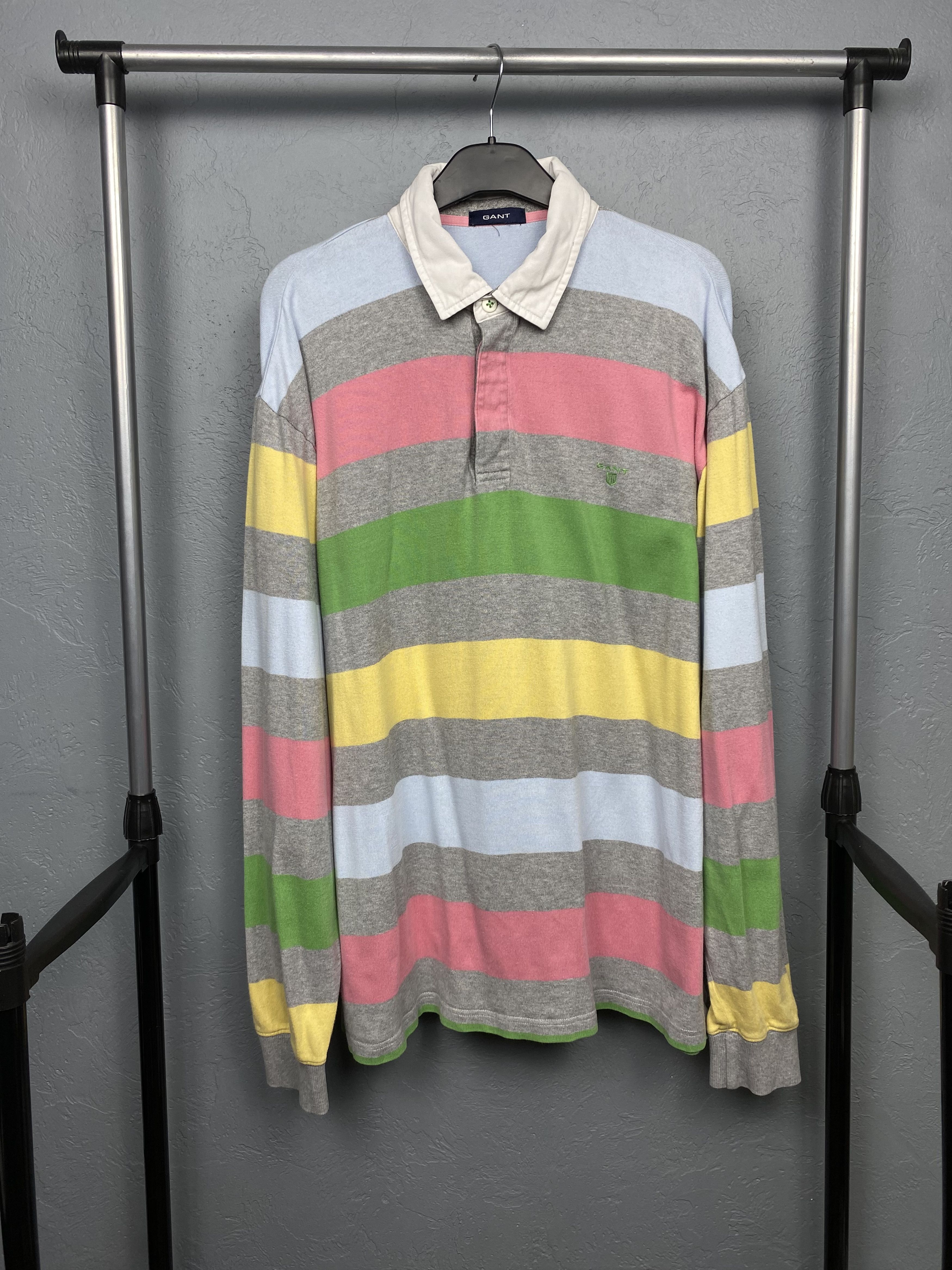Gant Gant Vintage Mens Rugby Long Sleeve Polo Shirt Size US XXL / EU 58 / 5 - 1 Thumbnail