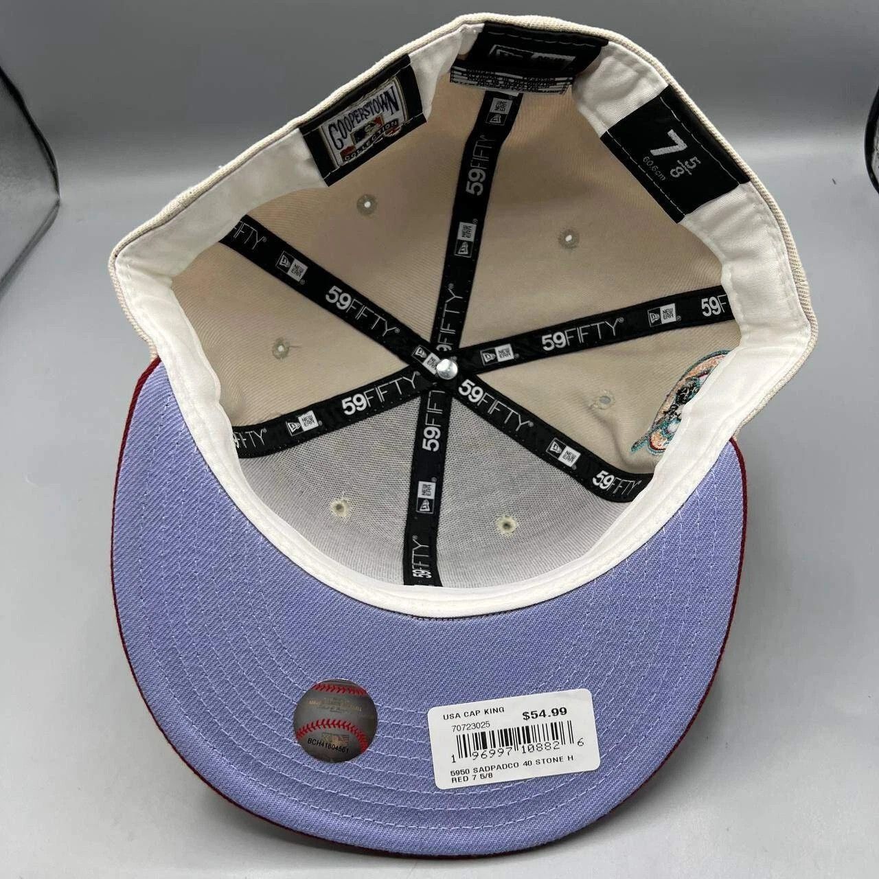 New Era San Diego Padres Hat Men 7 5/8 59Fifty New Era Fitted Cap Size ONE SIZE - 2 Thumbnail