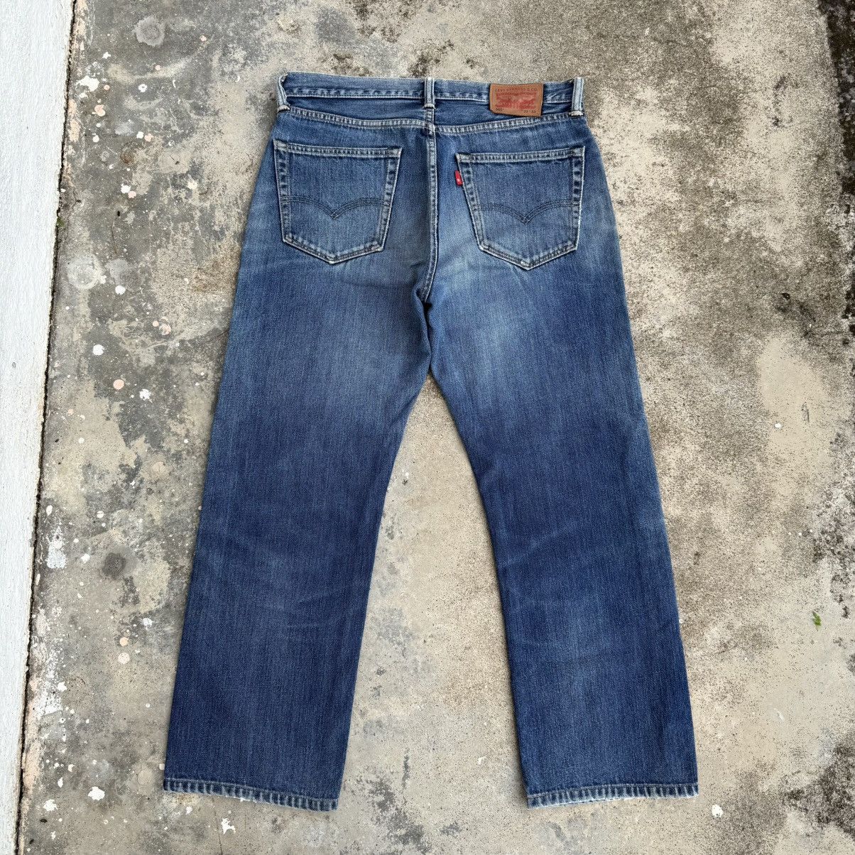 Levi's W33 LEVI'S 505 MUD WASHED DENIM RIPPE JEAN PANTS Size US 33 - 9 Thumbnail