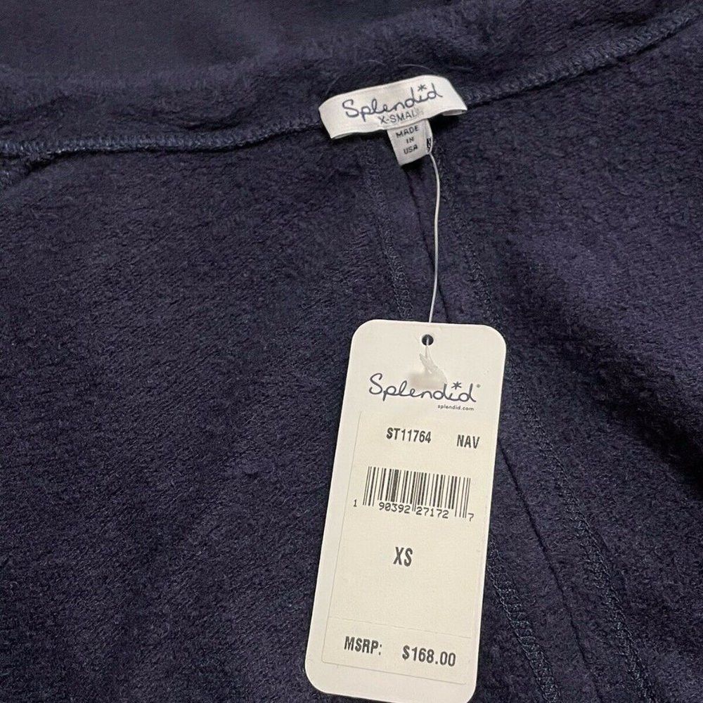 Splendid NWT New $168 SPLENDID Dolman Sleeve Cardigan Navy Size XS Size XS / US 0-2 / IT 36-38 - 7 Thumbnail