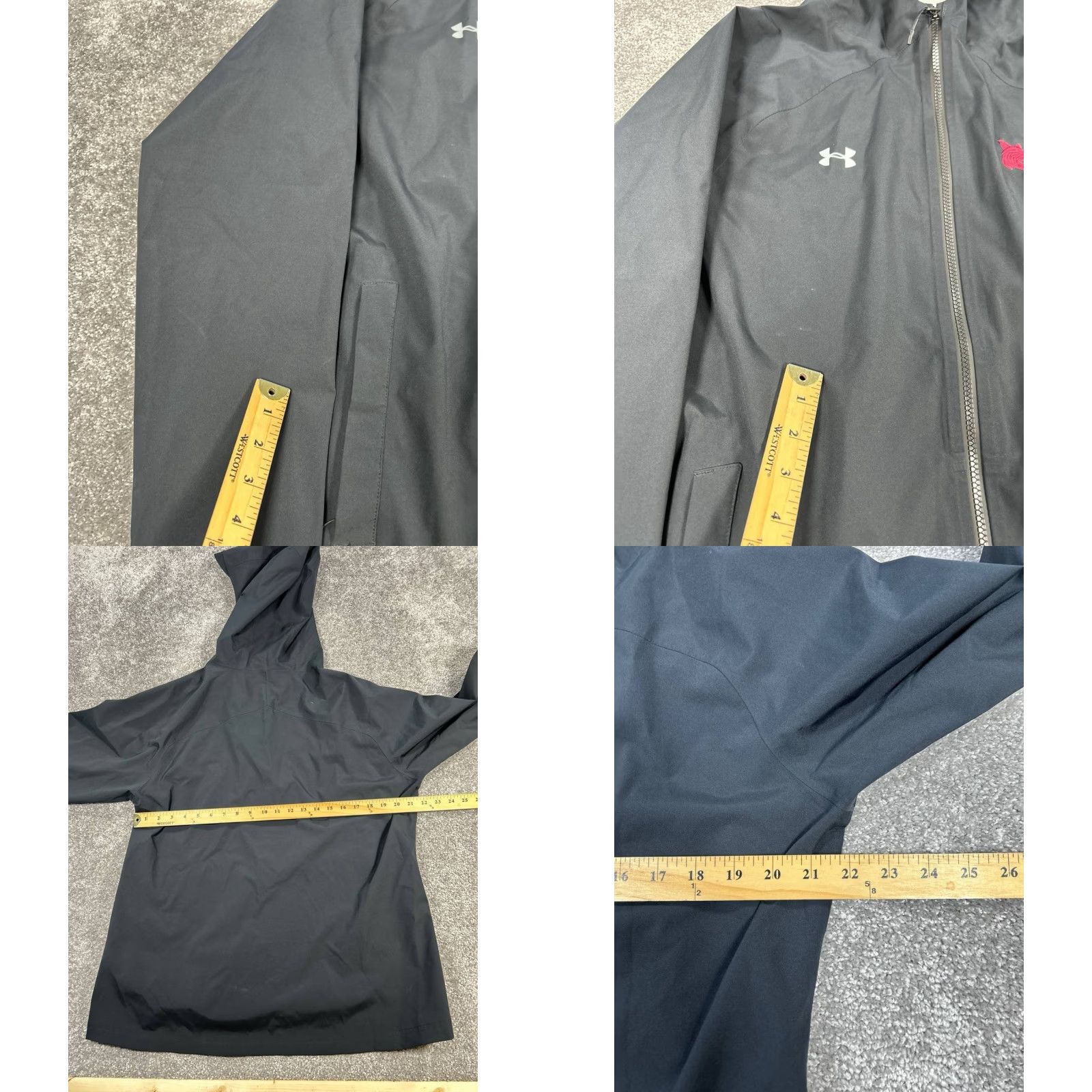 Under Armour Under Armour Jacket Mens XL Black Full Zip Size US XL / EU 56 / 4 - 8 Thumbnail