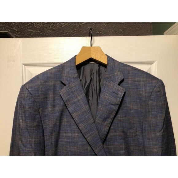 Canali Canali men's 85%wool 15%silk sport coat blazer EU58/US48 Size 48R - 2 Thumbnail