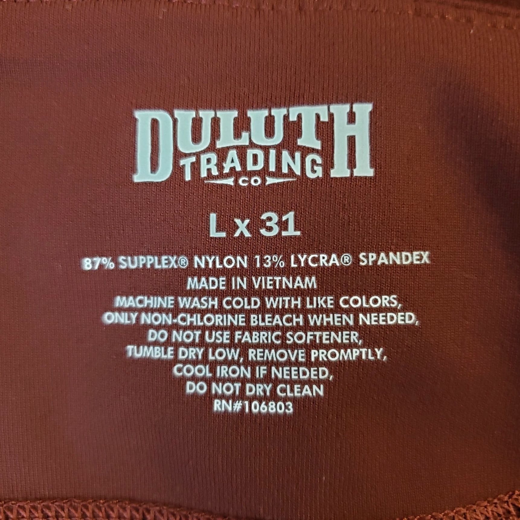 Vintage Duluth Womens Athletic Pants L Brick Red Wide Leg Cargo Pockets Pants Inseam 32 Womens Size 36" / US 14 / IT 50 - 6 Thumbnail