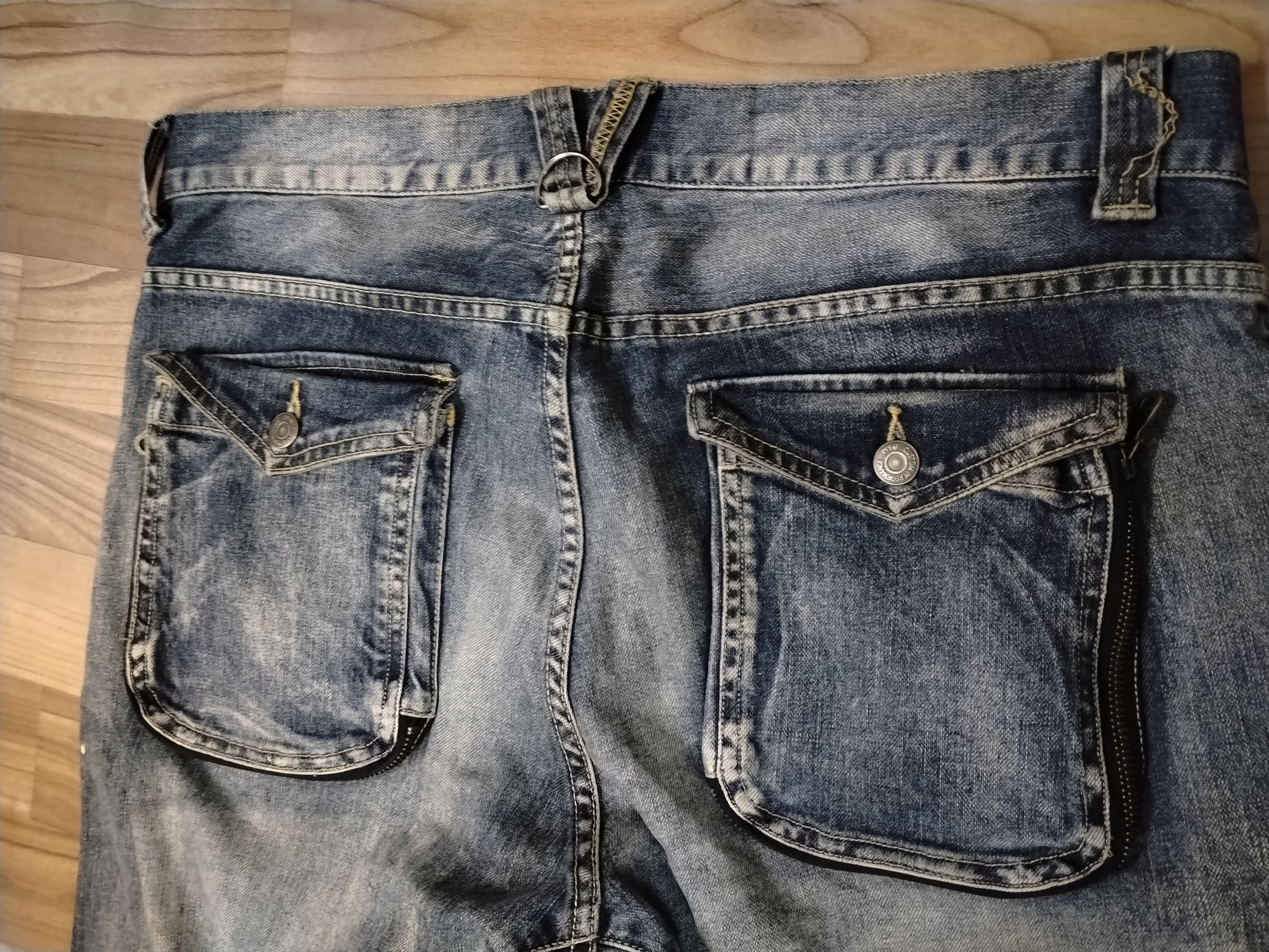 PPFM Ppfm Rocker Denim Pants Size US 35 - 3 Thumbnail