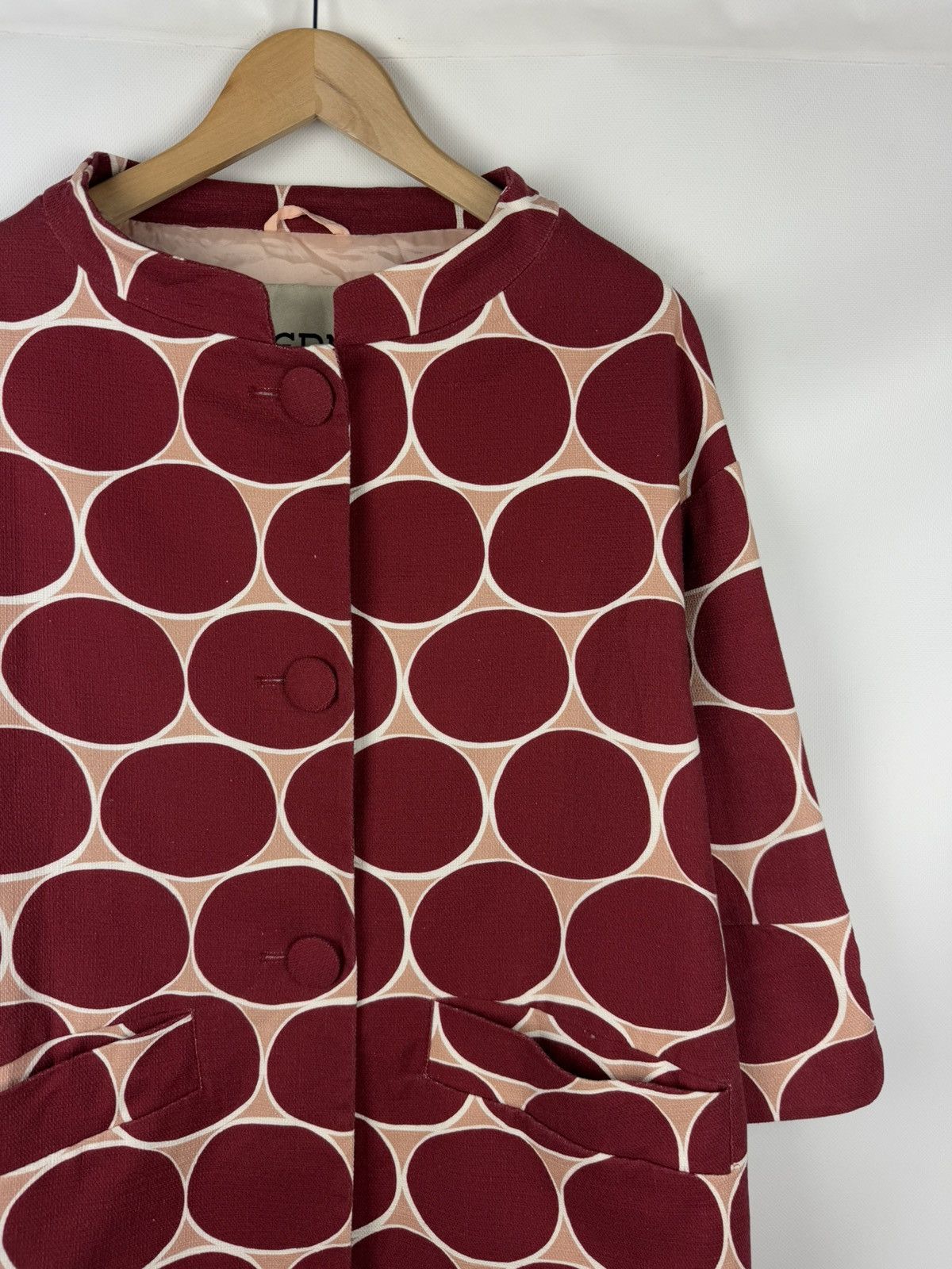 Herno Herno Ladies Polka Dot Trench Coat Jacket Size 44 Size M / US 6-8 / IT 42-44 - 5 Thumbnail