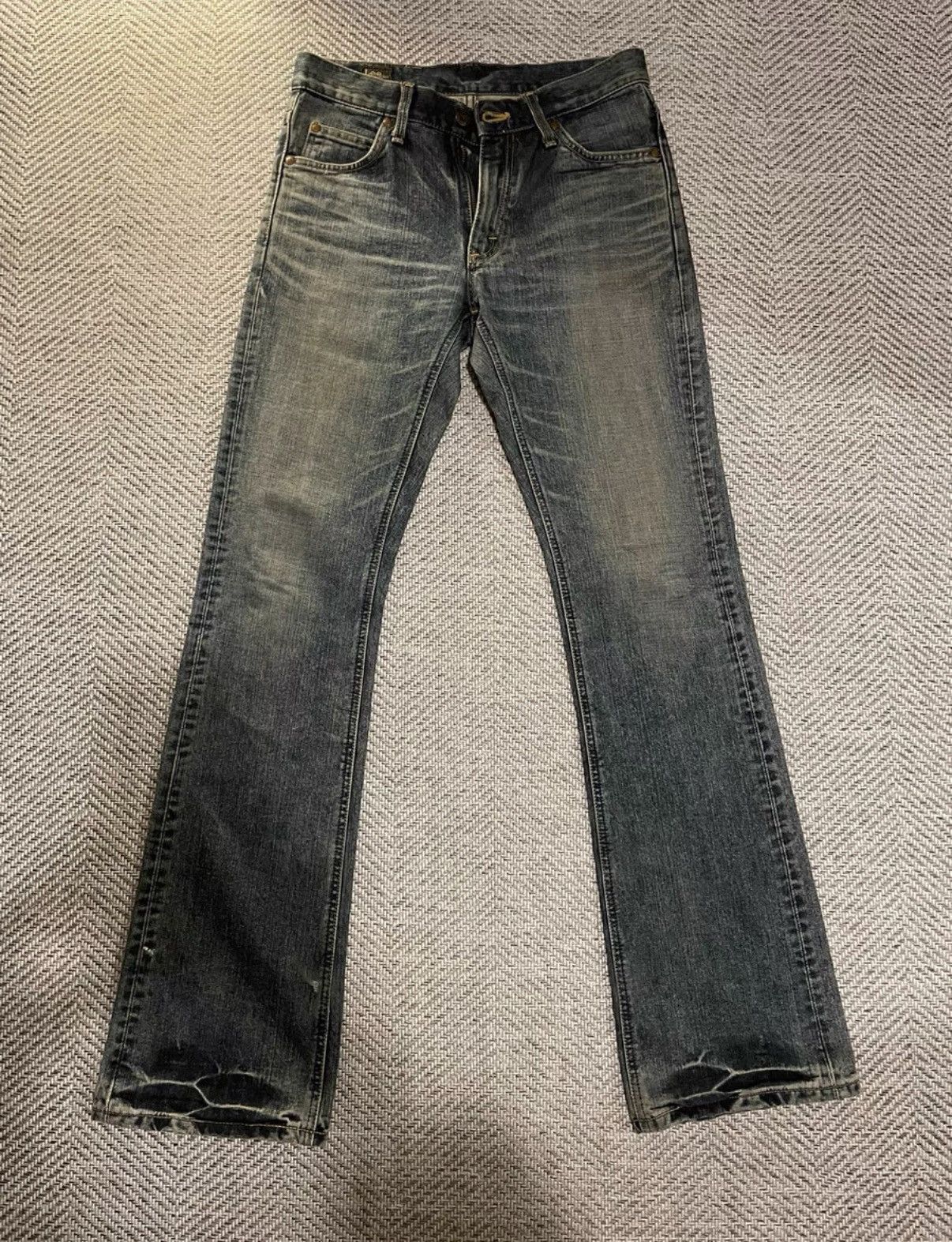 Lee Lee Japan Vintage Washed Flare Jeans K24 Size US 29 - 1 Thumbnail