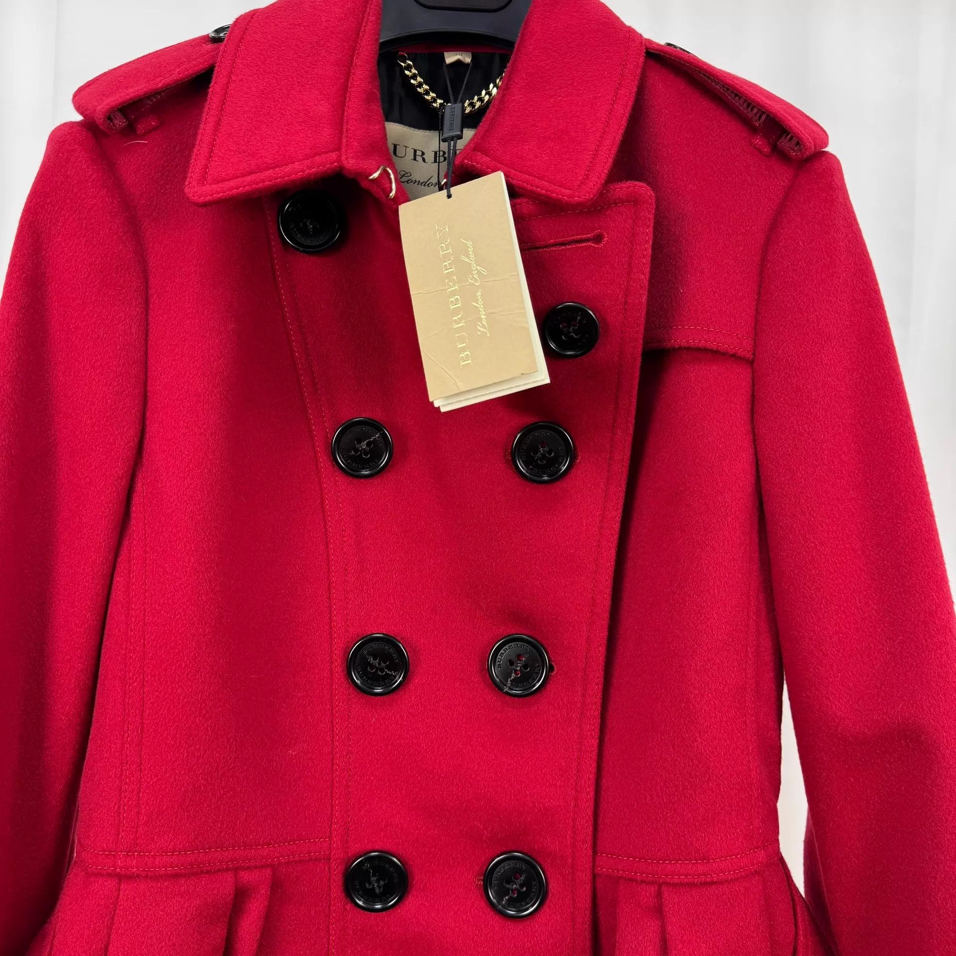 Burberry Burberry double-breasted wool coat UK10 new Size M / US 6-8 / IT 42-44 - 3 Thumbnail