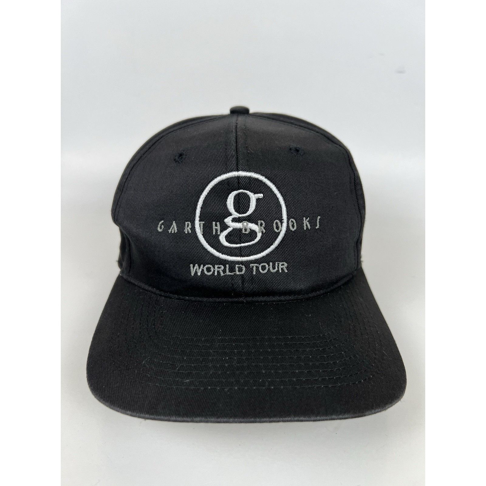 Other Vintage Garth Brooks World Tour Concert Hat Black Snap Back Size ONE SIZE - 2 Thumbnail