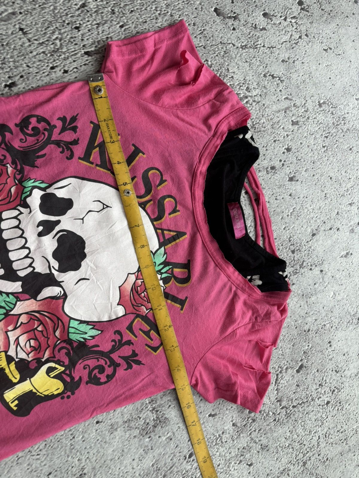 Hysteric Glamour Y2k double layer Chu XXX kissa ble skull Size M / US 6-8 / IT 42-44 - 10 Thumbnail