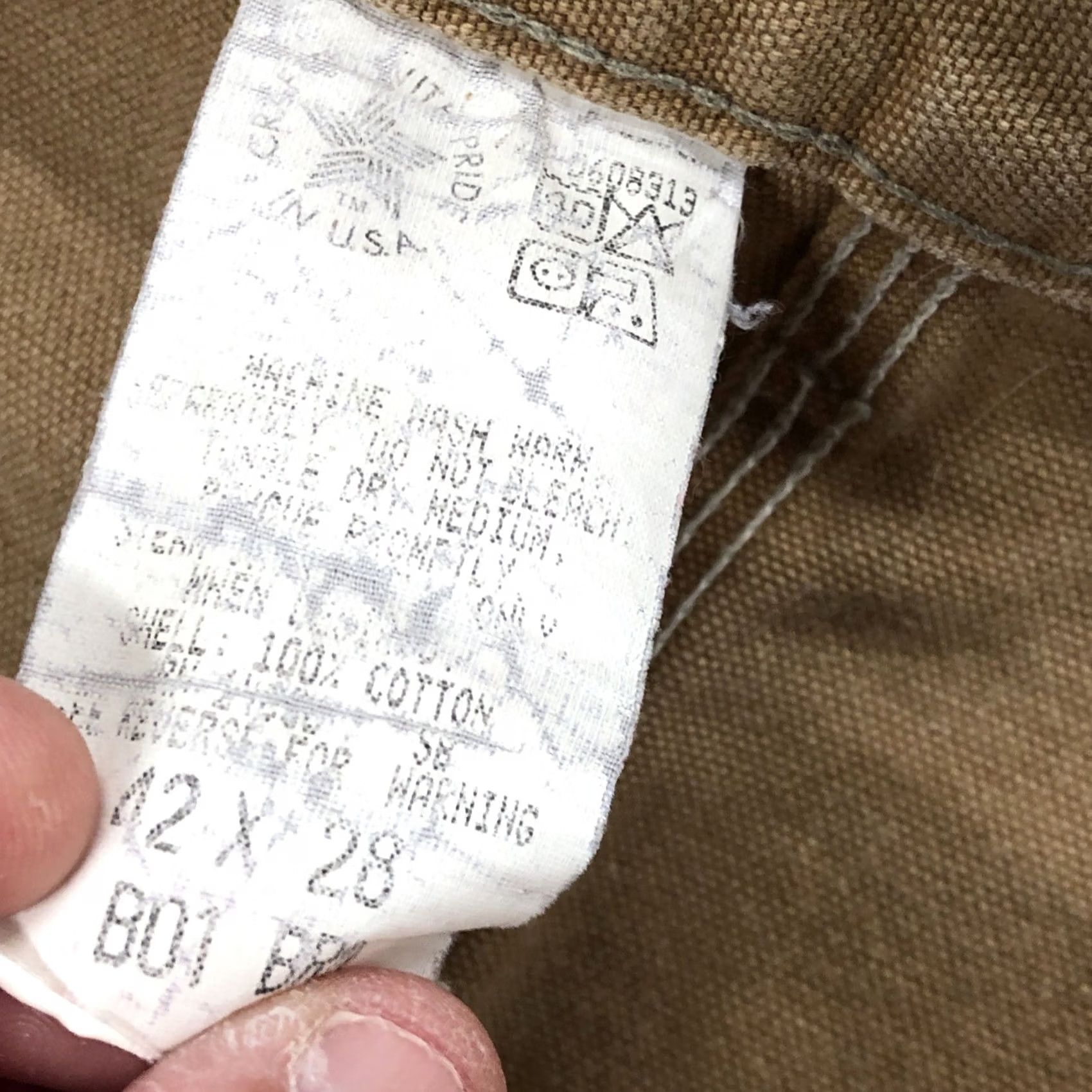 Carhartt VINTAGE Carhartt Jeans Pants Brown 40x26 Carhartt Double Knee Carpenter 5-Pocket Regular Mens Brown Denim Straight N/A Size US 40 / EU 56 - 7 Thumbnail