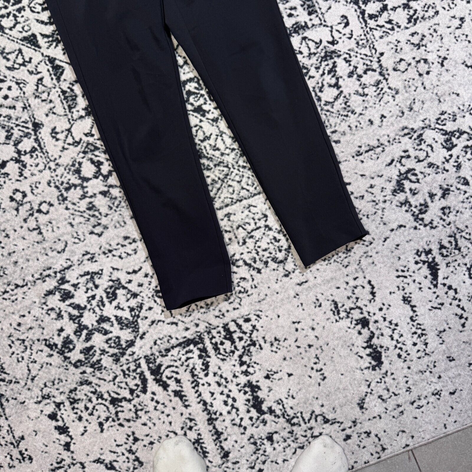 Marella × Vintage Vintage Marella Black Cotton Chino Suit Pants Size 40IT Y2K Size 30" / US 8 / IT 44 - 3 Thumbnail